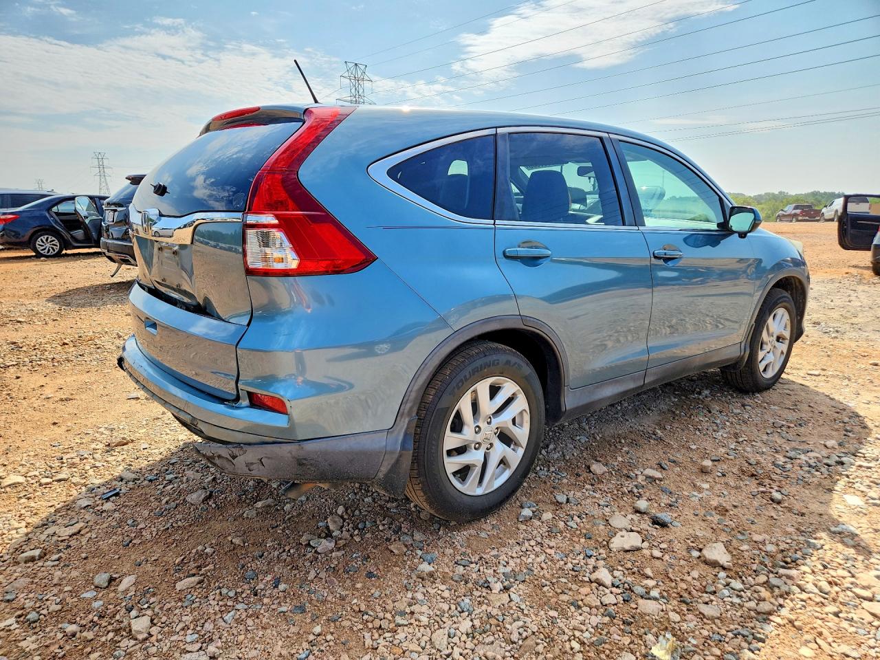 2015 Honda Cr-v Ex Blue vin: 2HKRM3H50FH517243