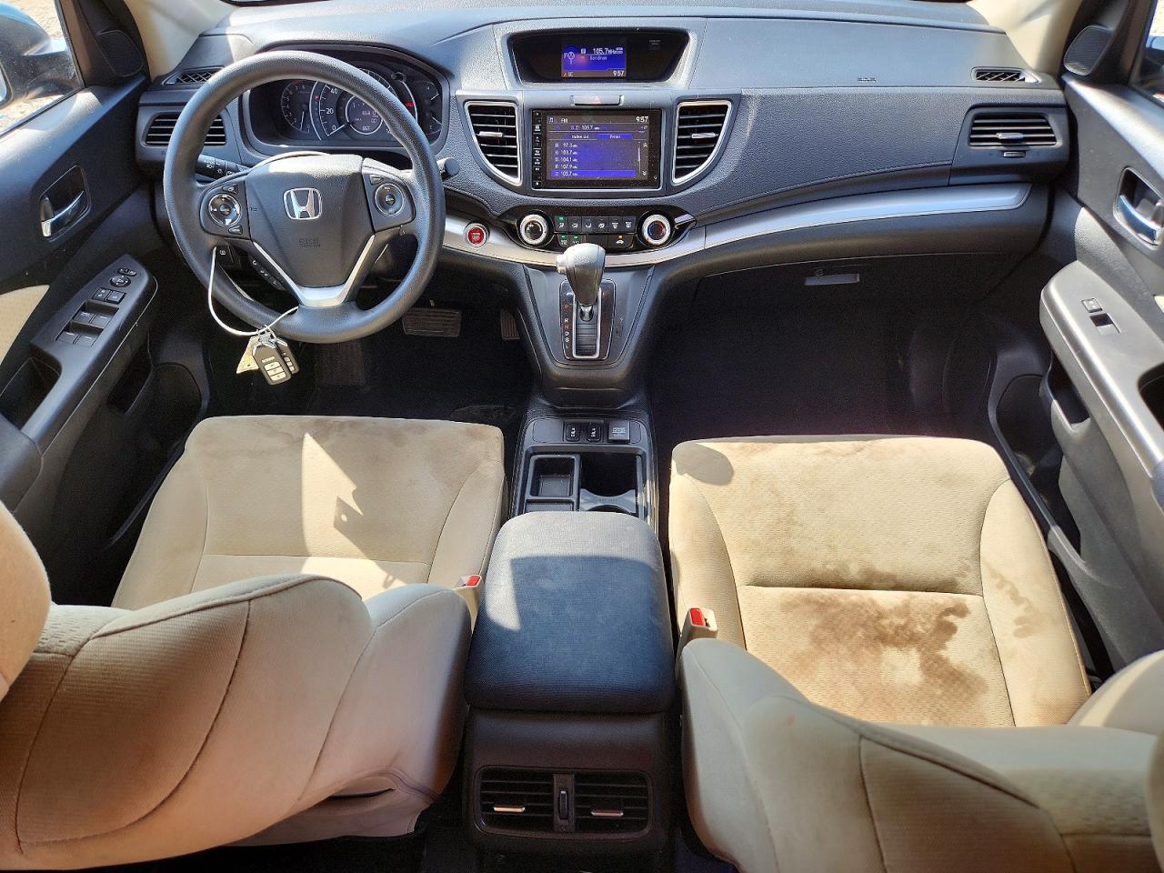 2015 Honda Cr-v Ex Blue vin: 2HKRM3H50FH517243
