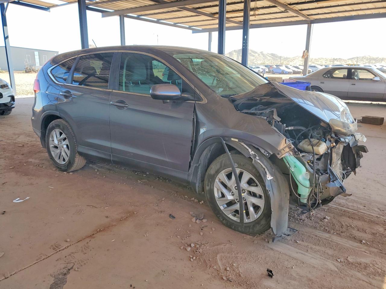 2015 Honda Cr-v Ex Gray vin: 2HKRM3H50FH529599