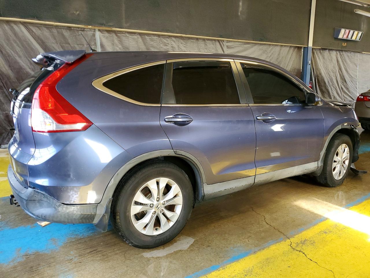 2014 Honda Cr-v Ex Blue vin: 2HKRM3H51EH518786