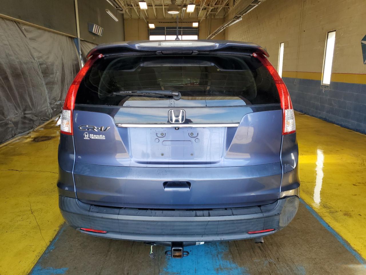 2014 Honda Cr-v Ex Blue vin: 2HKRM3H51EH518786 Damage: Rear Bumper, Chipped, 2