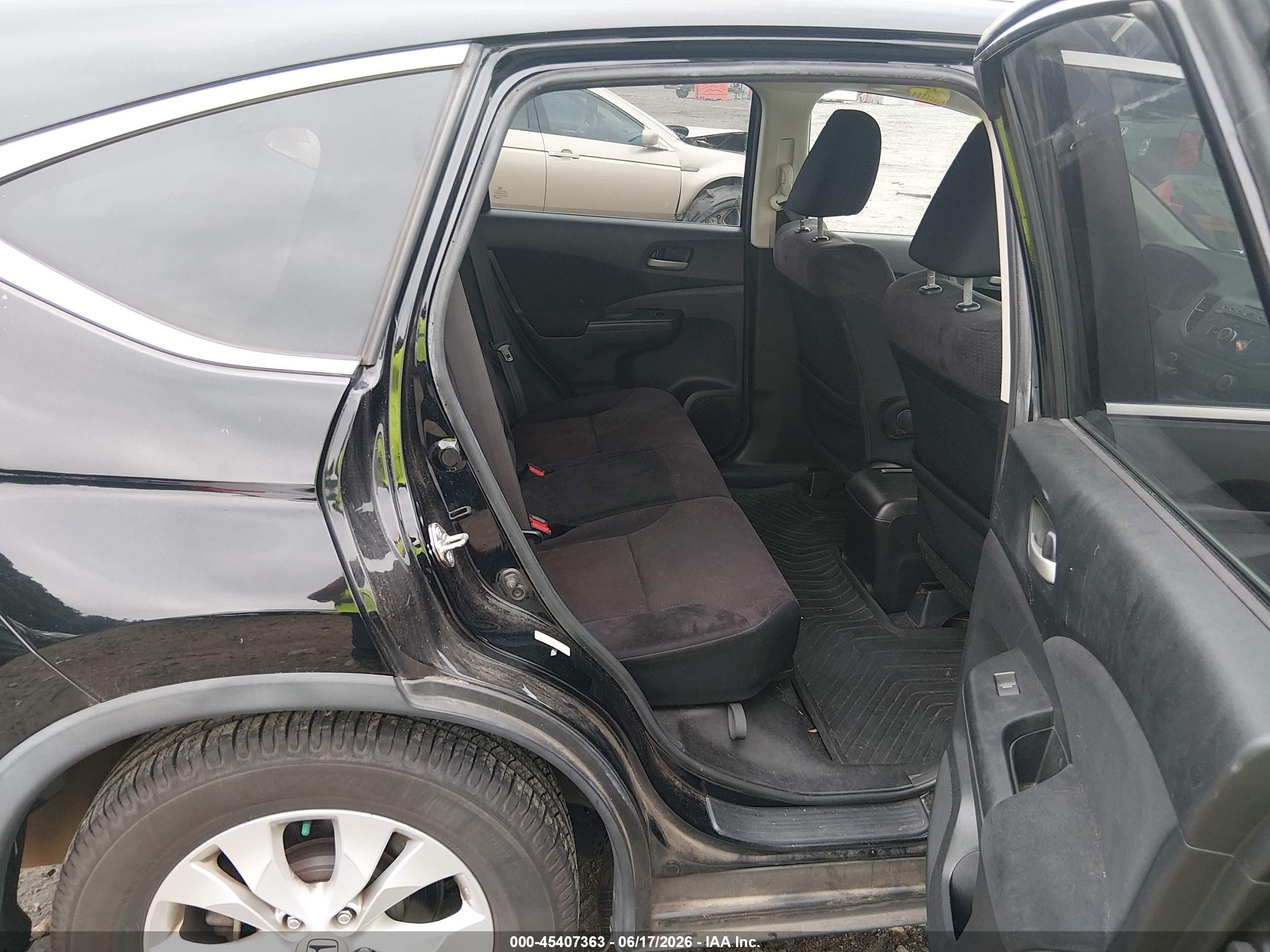 2014 Honda Cr-v Ex Black vin: 2HKRM3H51EH539170