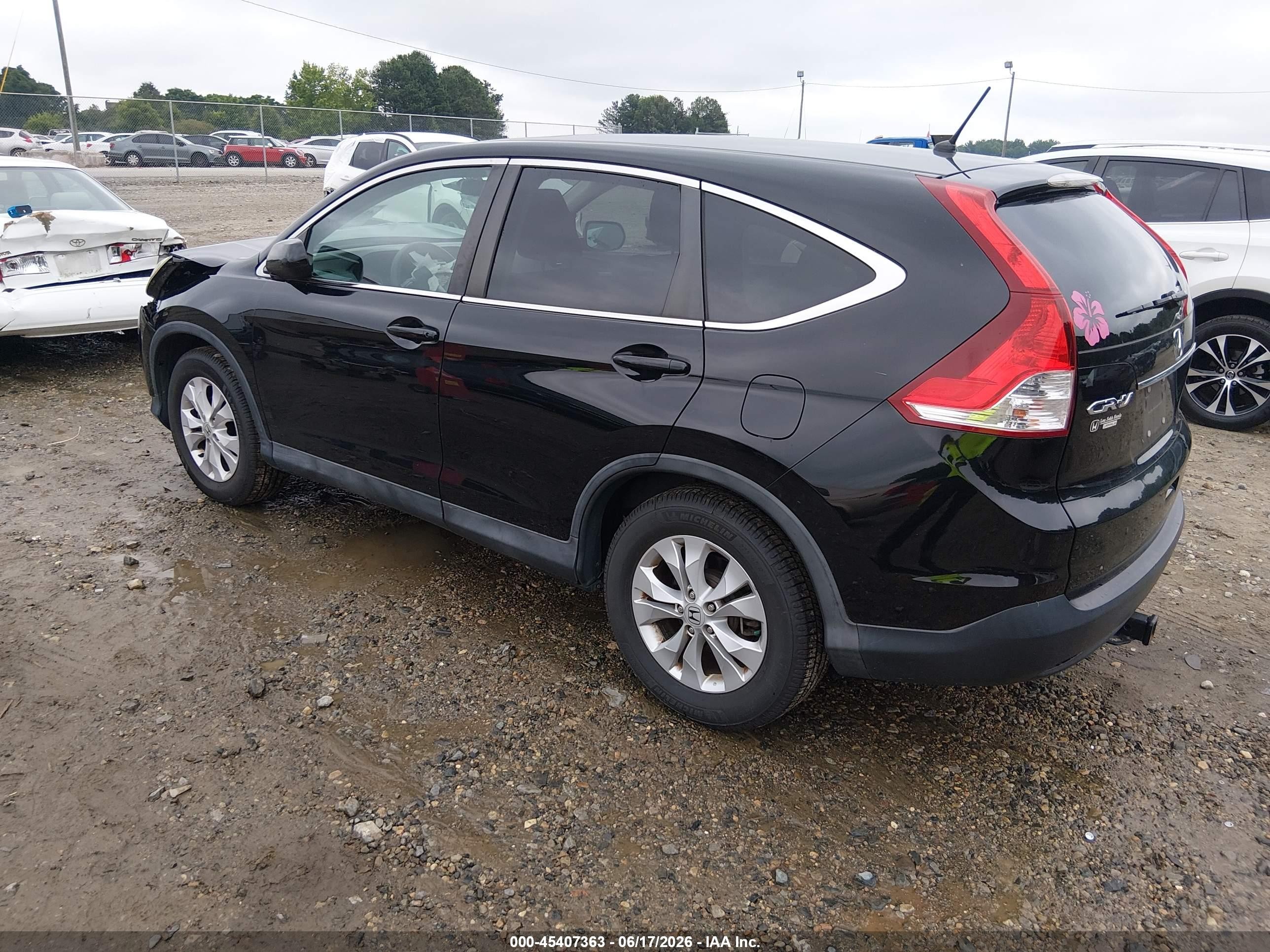 2014 Honda Cr-v Ex Black vin: 2HKRM3H51EH539170