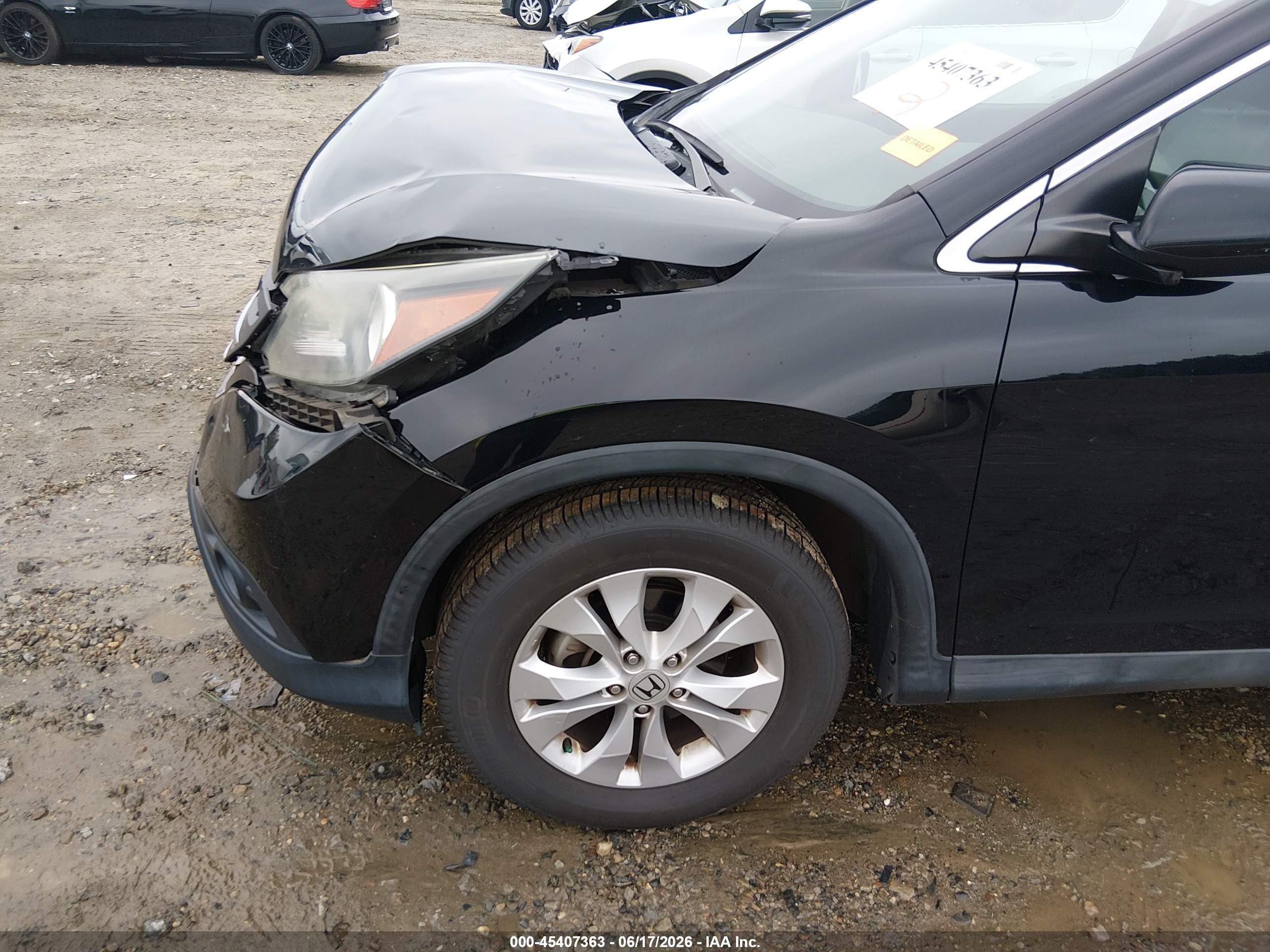 2014 Honda Cr-v Ex Black vin: 2HKRM3H51EH539170