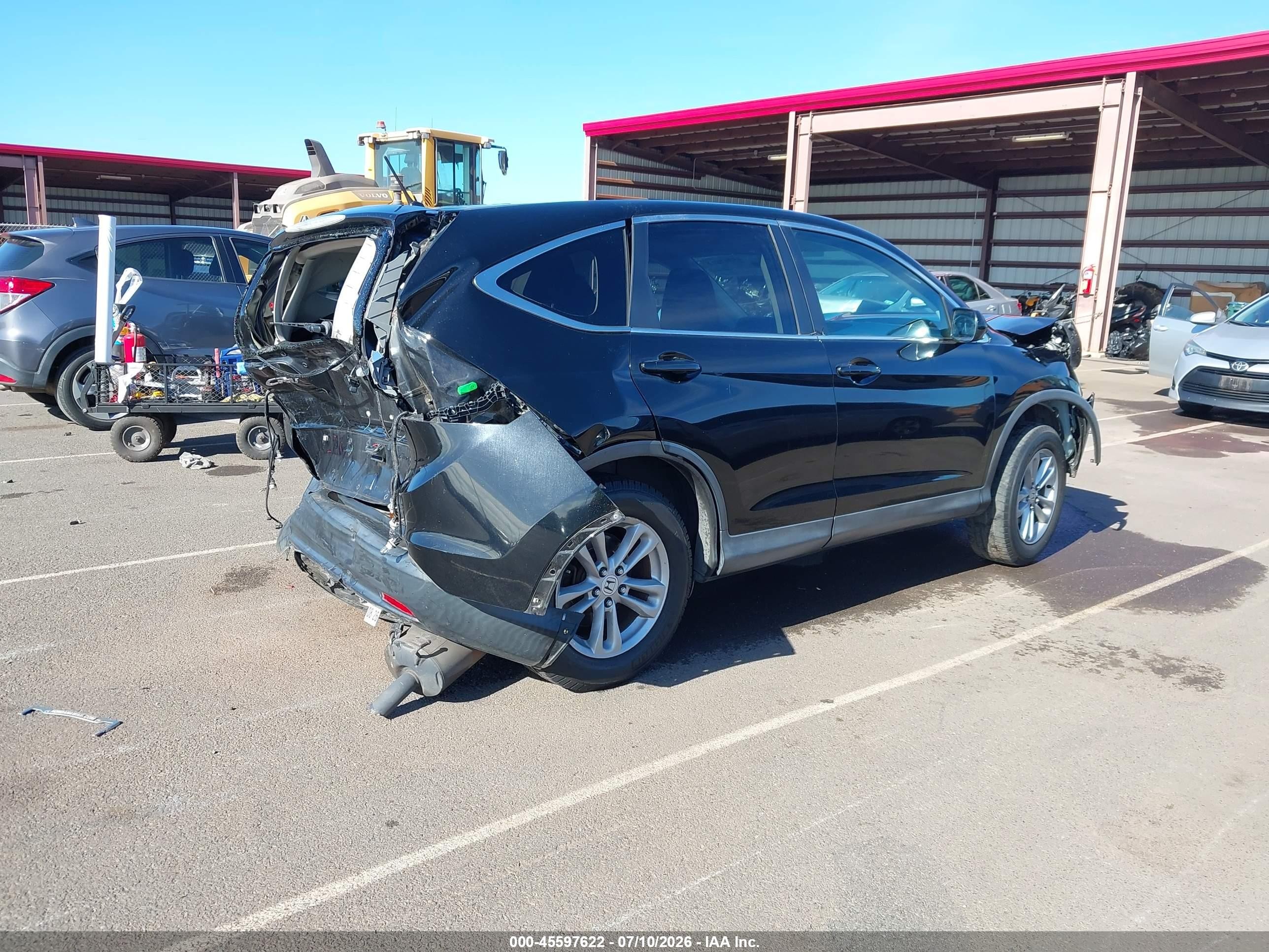 2014 Honda Cr-v Ex Black vin: 2HKRM3H51EH543347