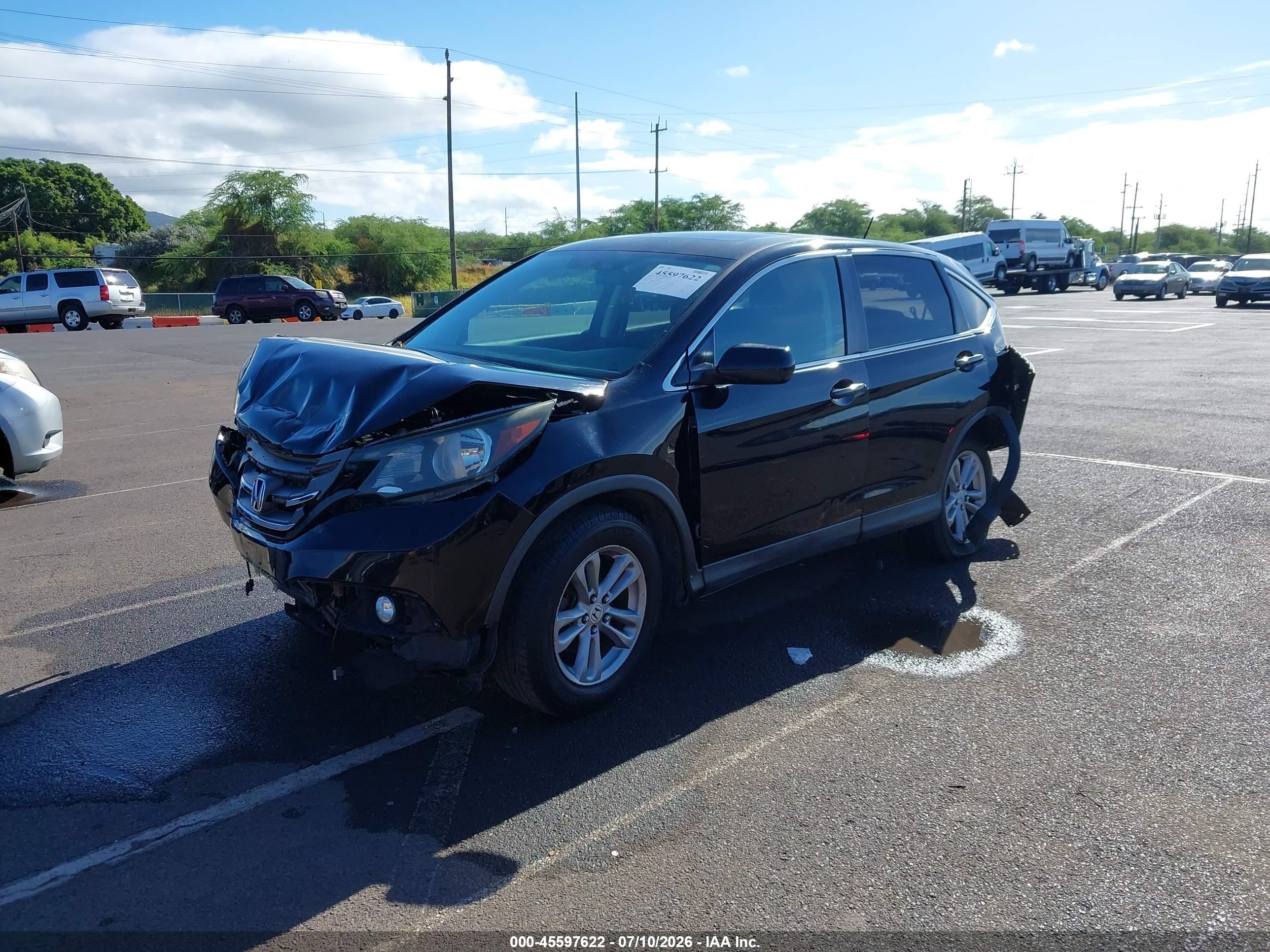 2014 Honda Cr-v Ex Black vin: 2HKRM3H51EH543347