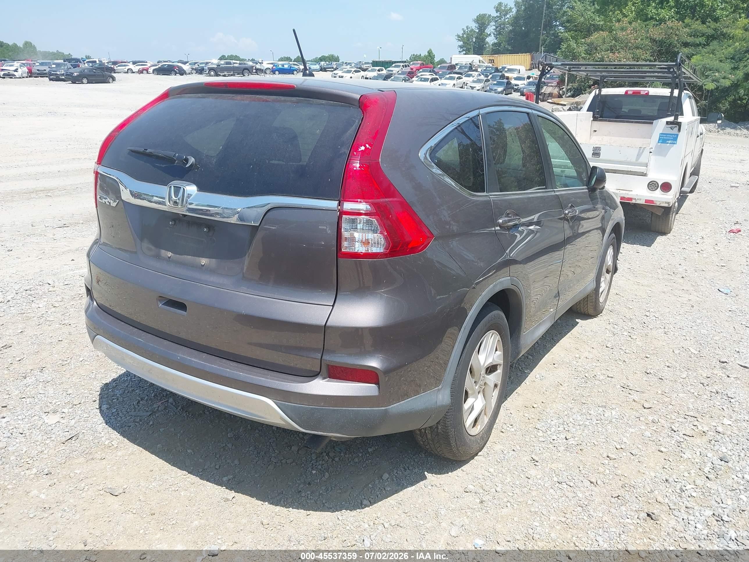 2015 Honda Cr-v Ex Brown vin: 2HKRM3H51FH503223