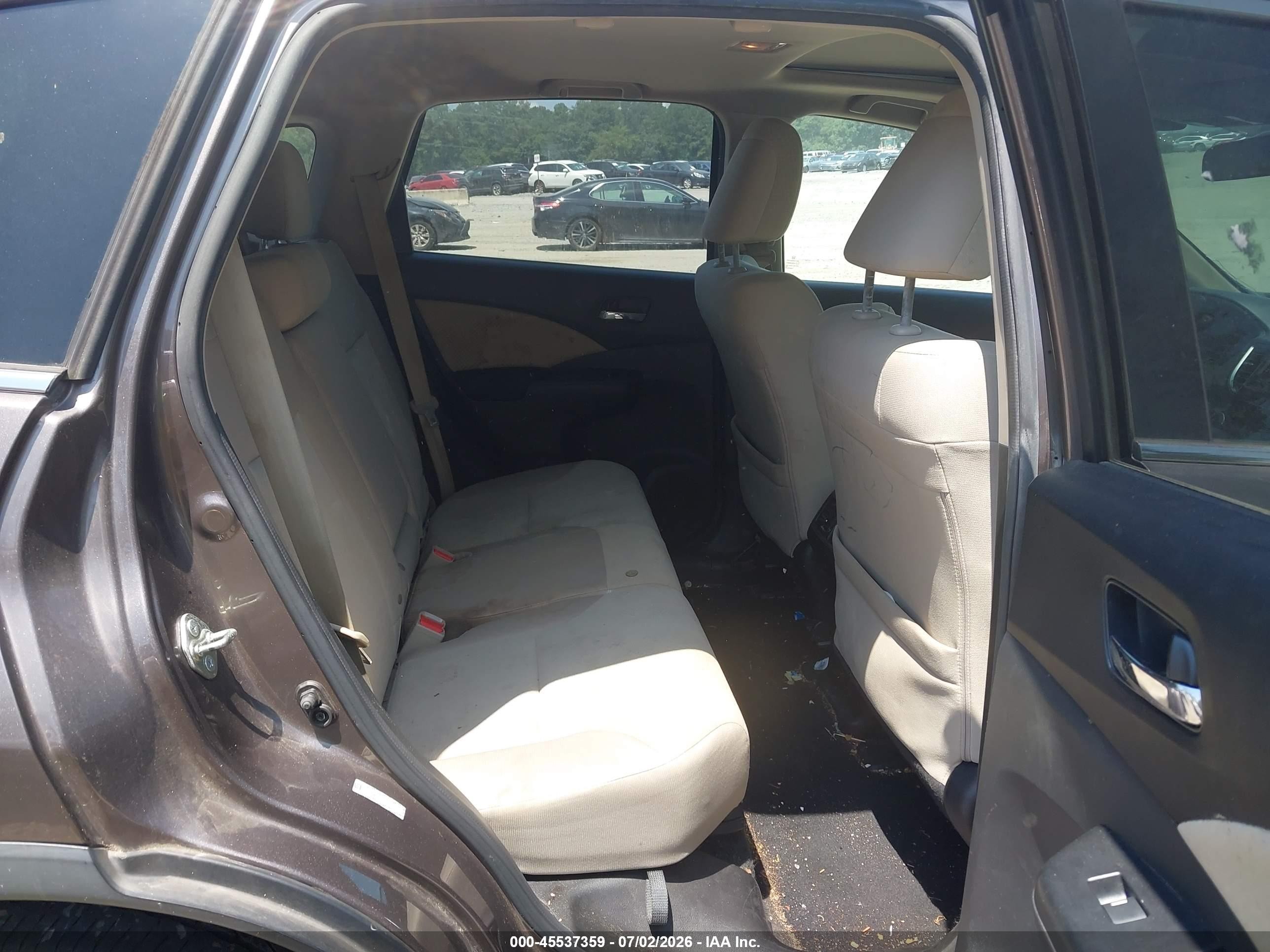2015 Honda Cr-v Ex Brown vin: 2HKRM3H51FH503223