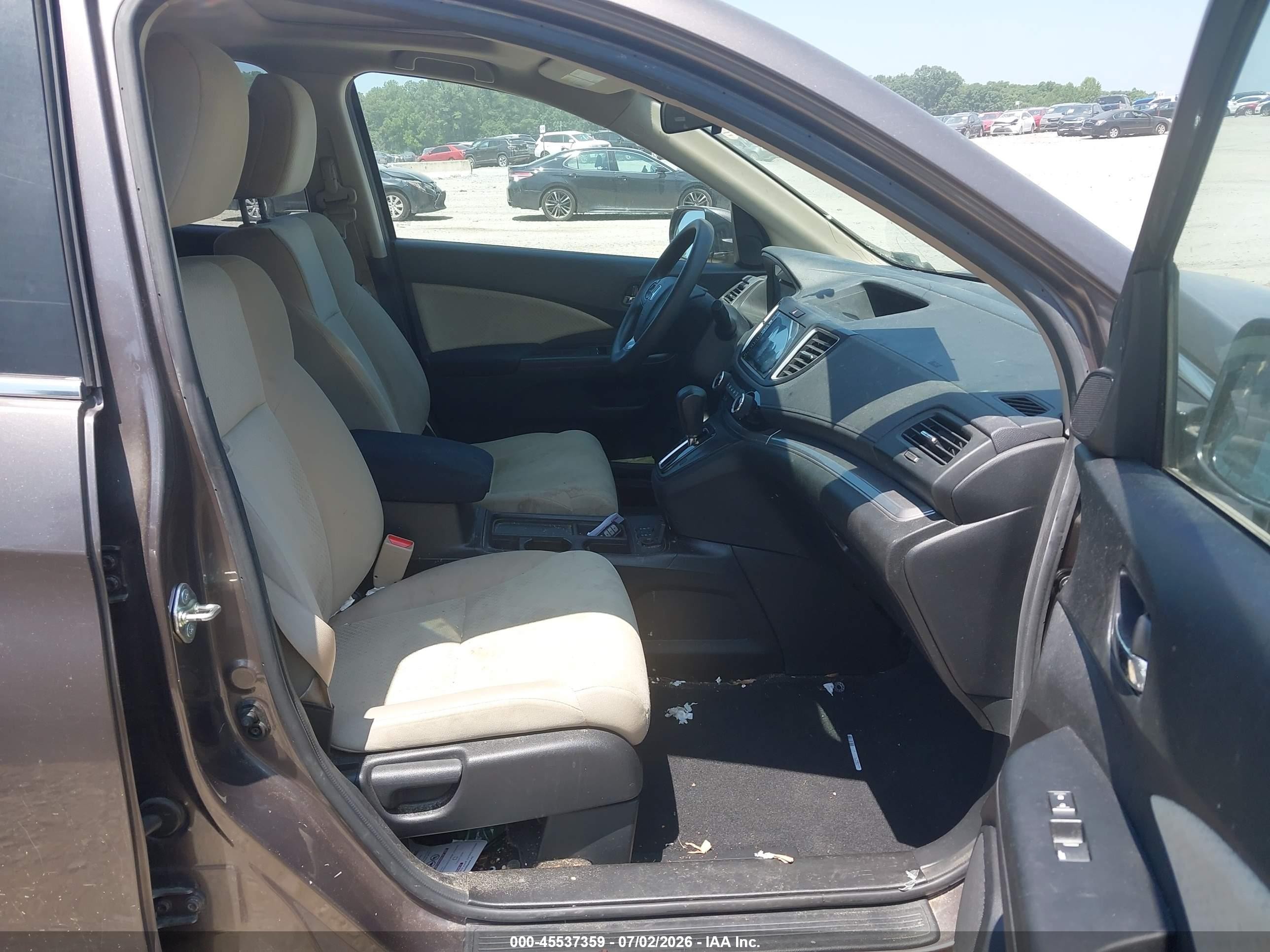 2015 Honda Cr-v Ex Brown vin: 2HKRM3H51FH503223