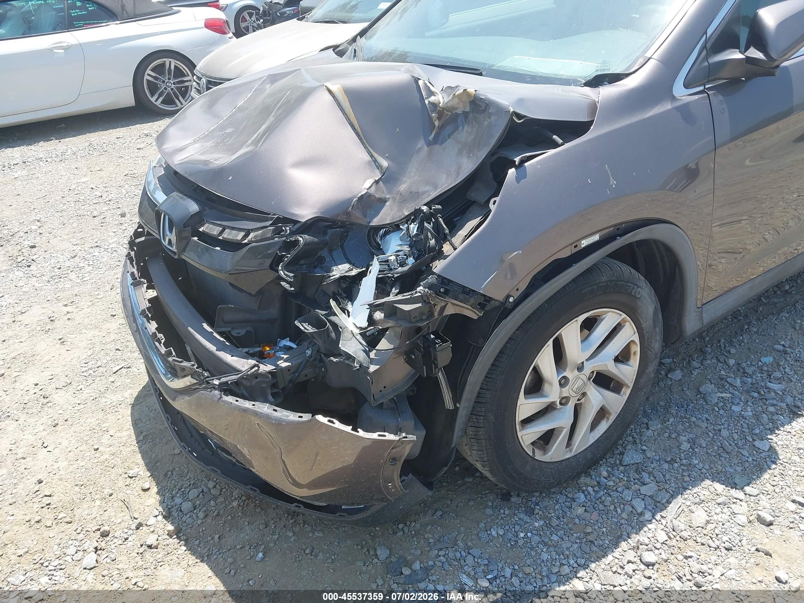 2015 Honda Cr-v Ex Brown vin: 2HKRM3H51FH503223