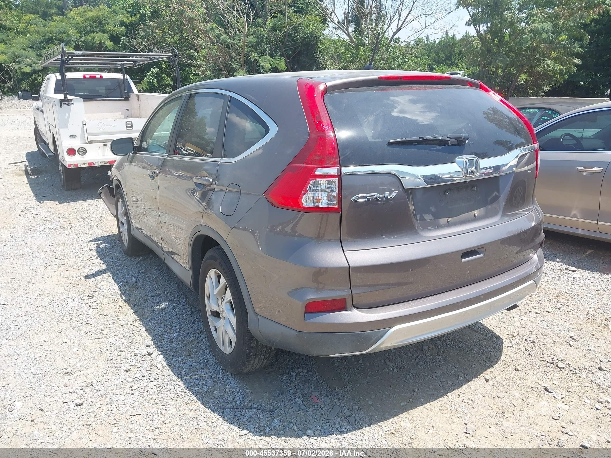 2015 Honda Cr-v Ex Brown vin: 2HKRM3H51FH503223