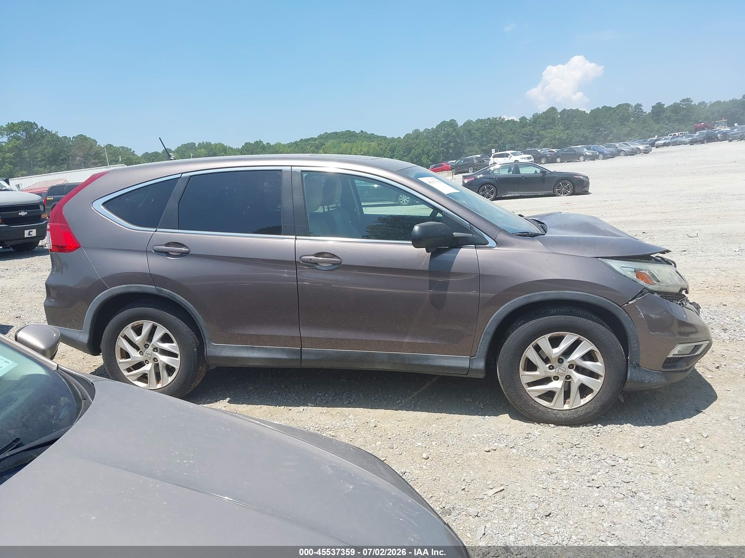 2015 Honda Cr-v Ex Brown vin: 2HKRM3H51FH503223