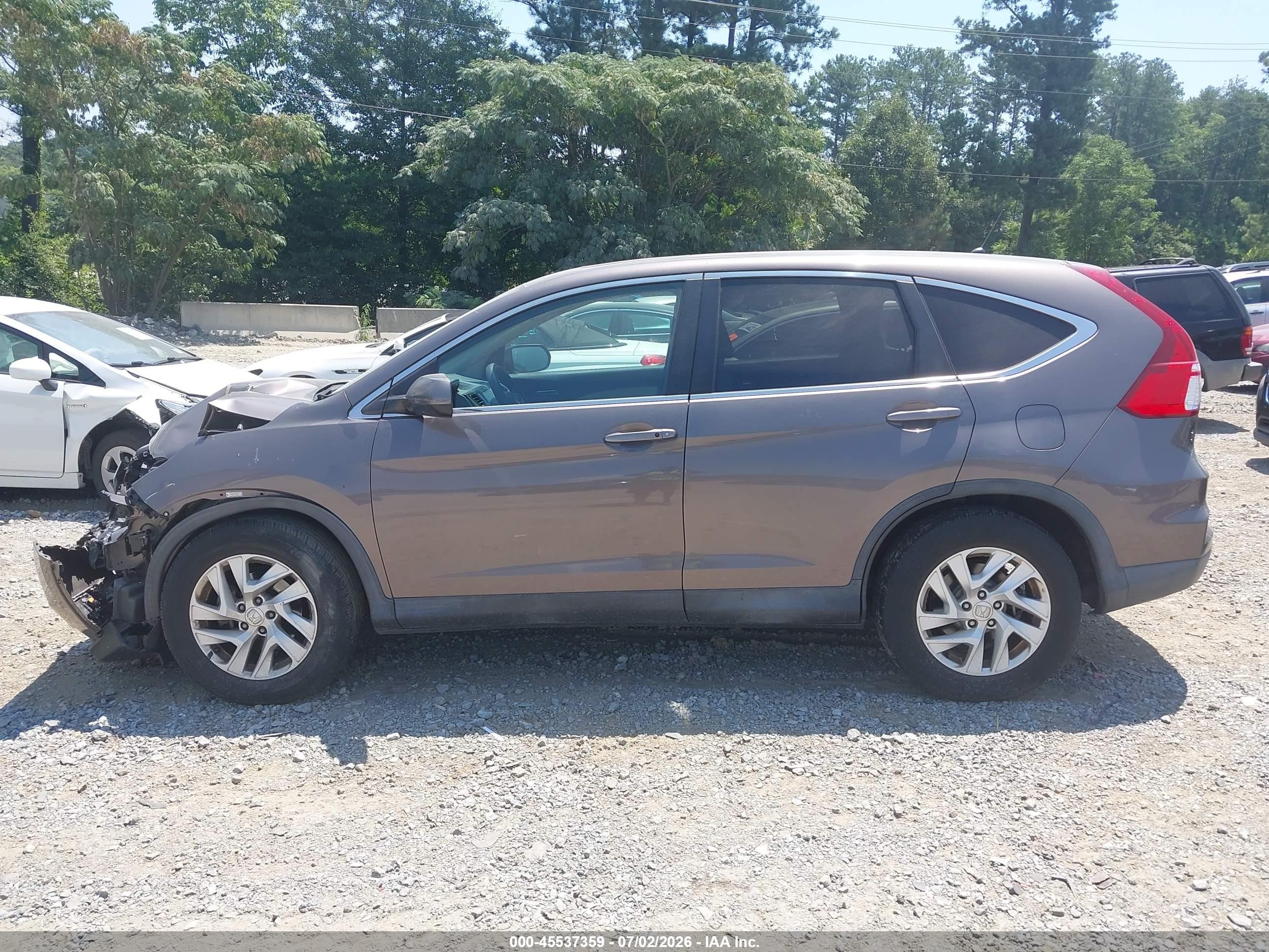 2015 Honda Cr-v Ex Brown vin: 2HKRM3H51FH503223