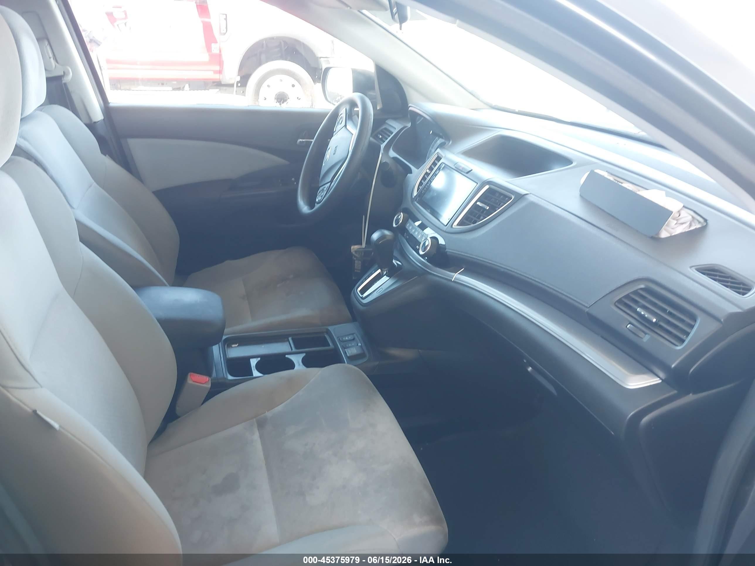 2015 Honda Cr-v Ex Gray vin: 2HKRM3H51FH526050