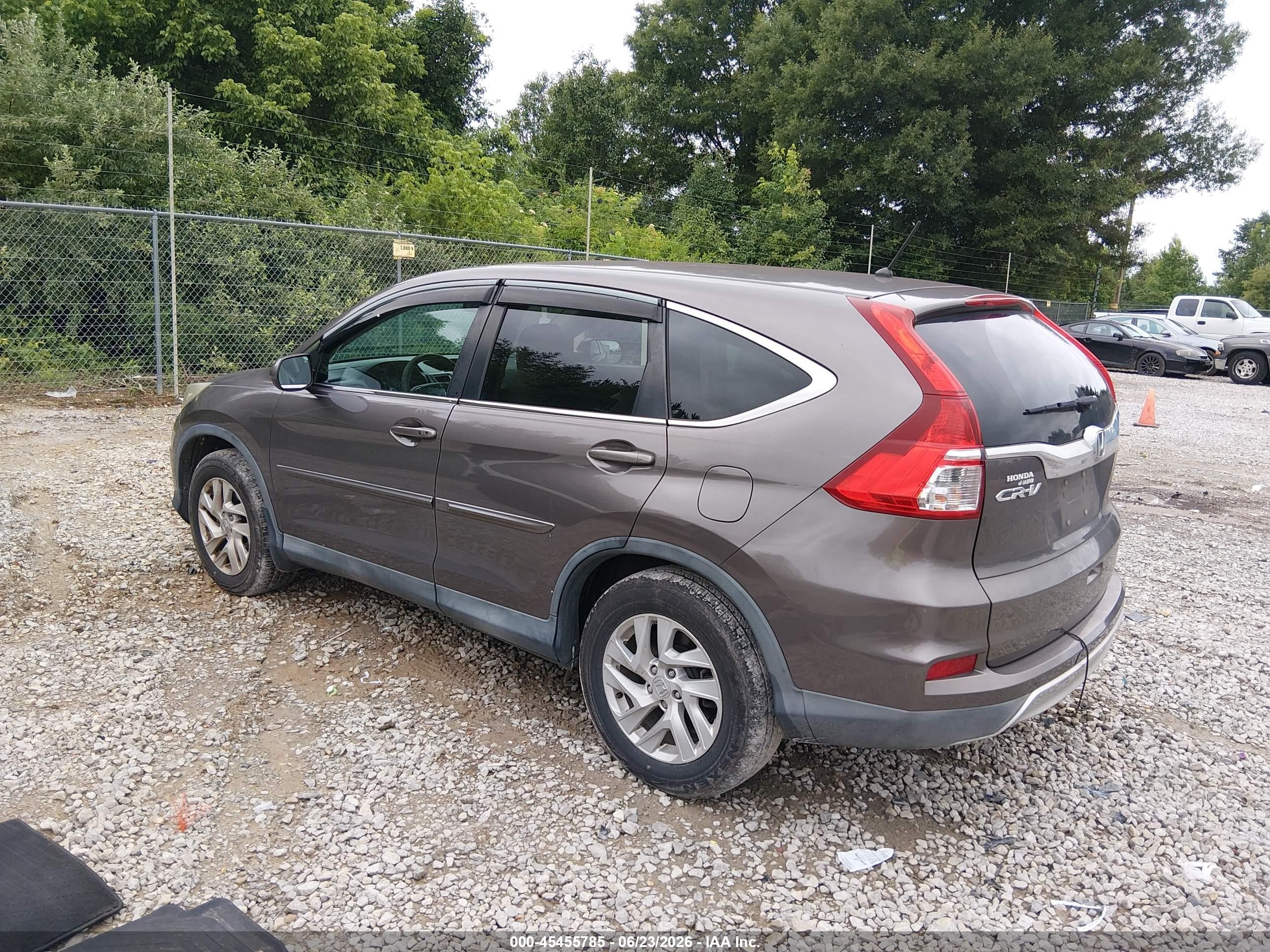 2015 Honda Cr-v Ex Gray vin: 2HKRM3H51FH532950