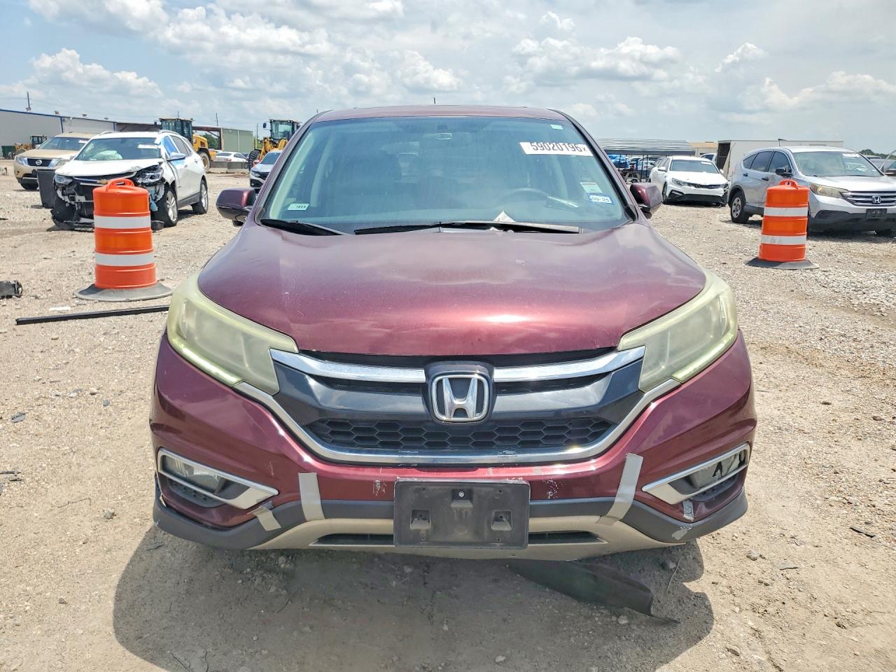 2015 Honda Cr-v Ex Бордовый vin: 2HKRM3H51FH549246