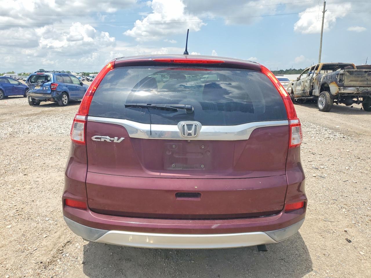 2015 Honda Cr-v Ex Бордовый vin: 2HKRM3H51FH549246