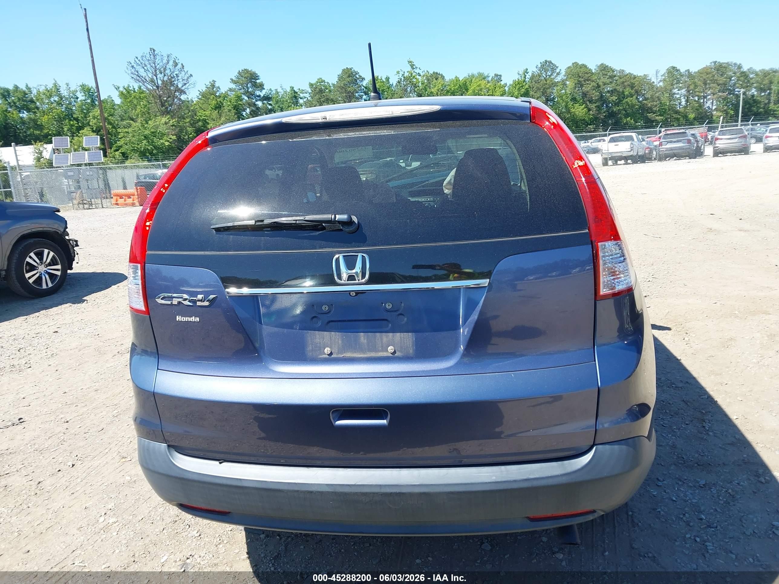 2013 Honda Cr-v Ex Blue vin: 2HKRM3H52DH512882