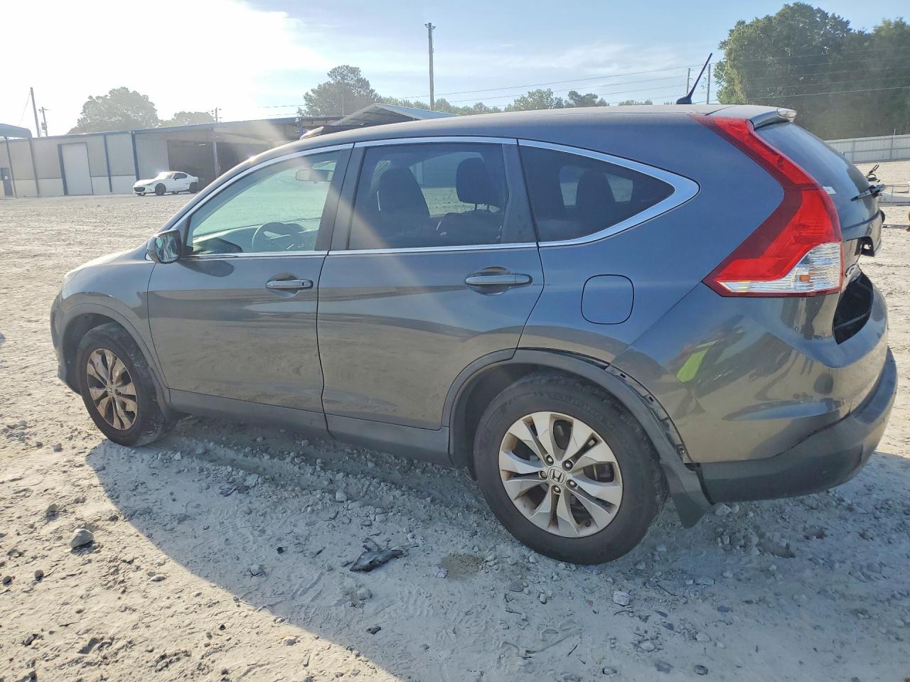 2013 Honda Cr-v Ex Gray vin: 2HKRM3H52DH512963