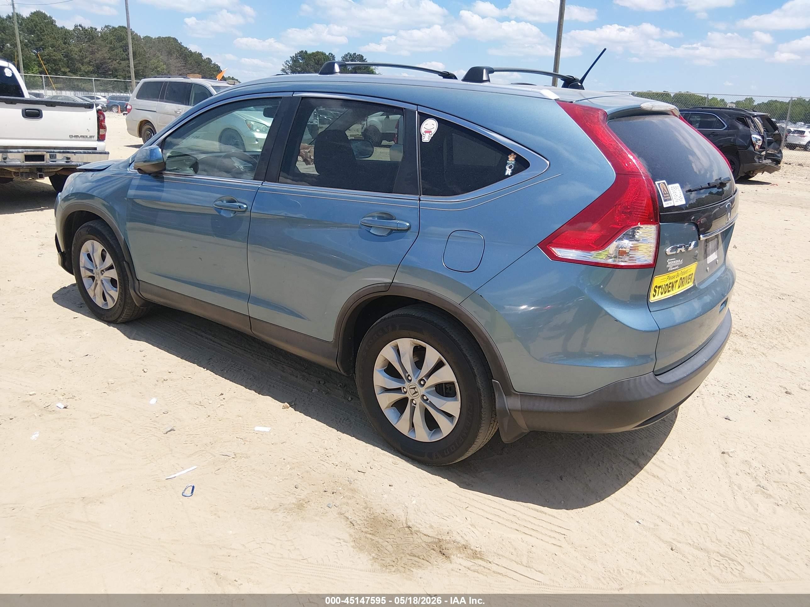 2014 Honda Cr-v Ex Teal vin: 2HKRM3H52EH562425