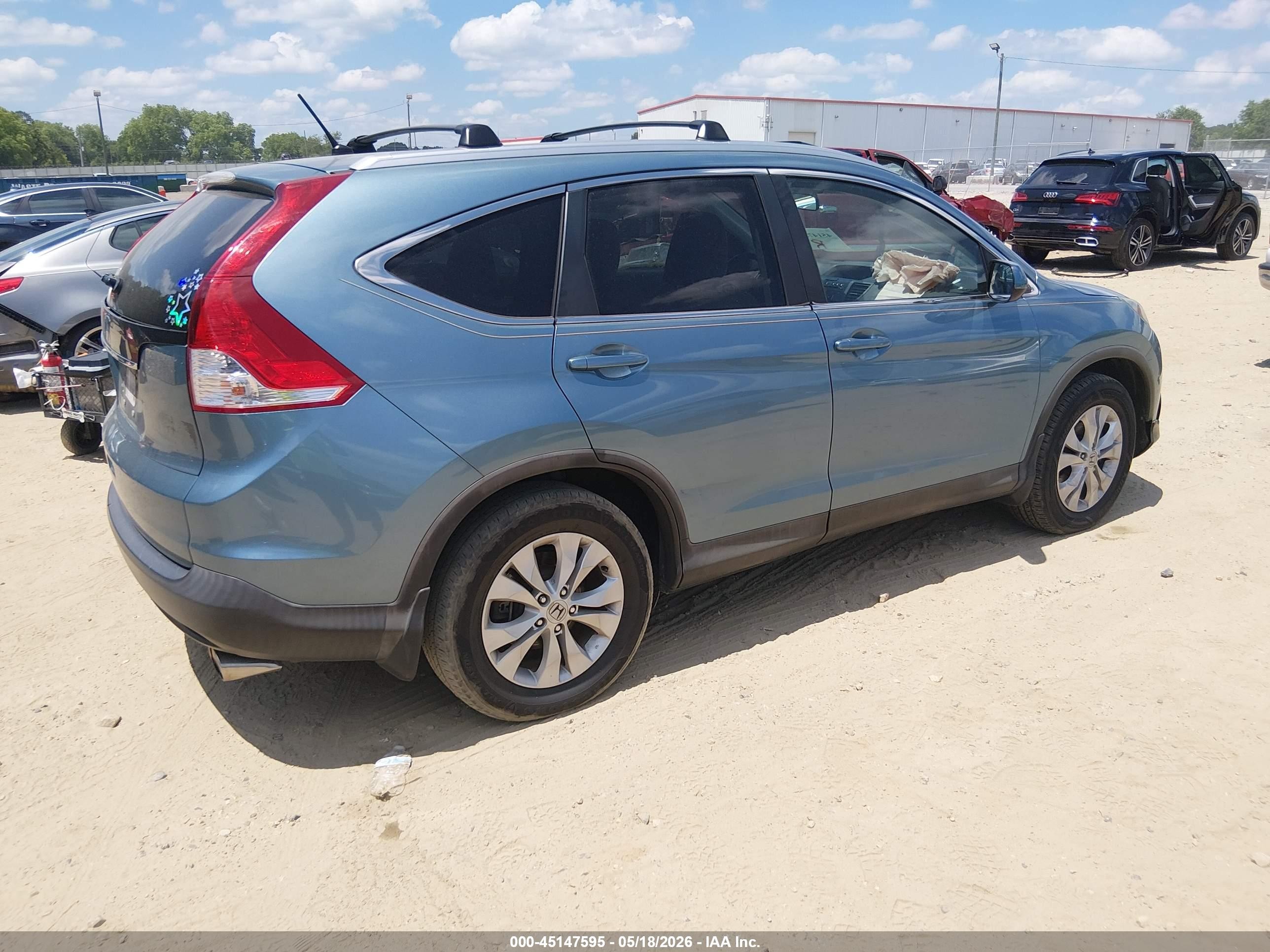 2014 Honda Cr-v Ex Teal vin: 2HKRM3H52EH562425