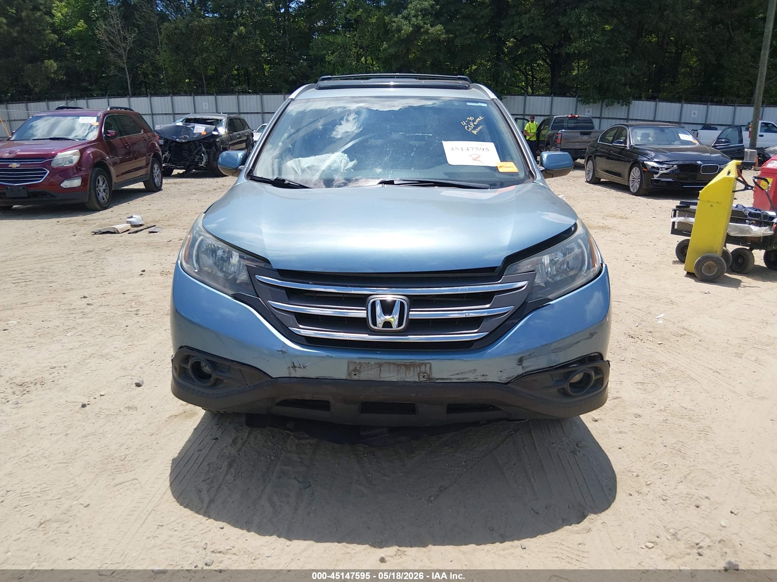 2014 Honda Cr-v Ex Teal vin: 2HKRM3H52EH562425