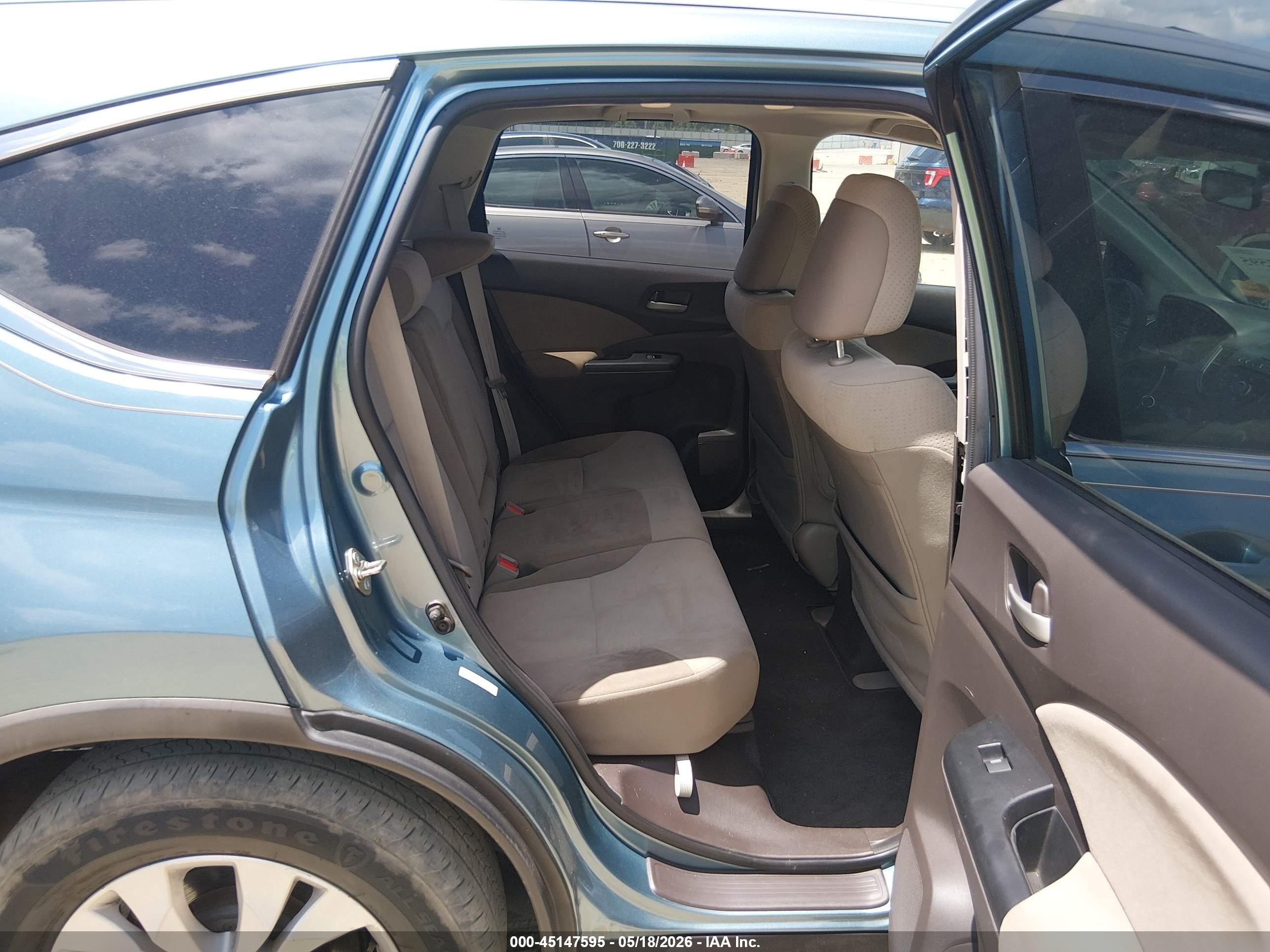 2014 Honda Cr-v Ex Teal vin: 2HKRM3H52EH562425