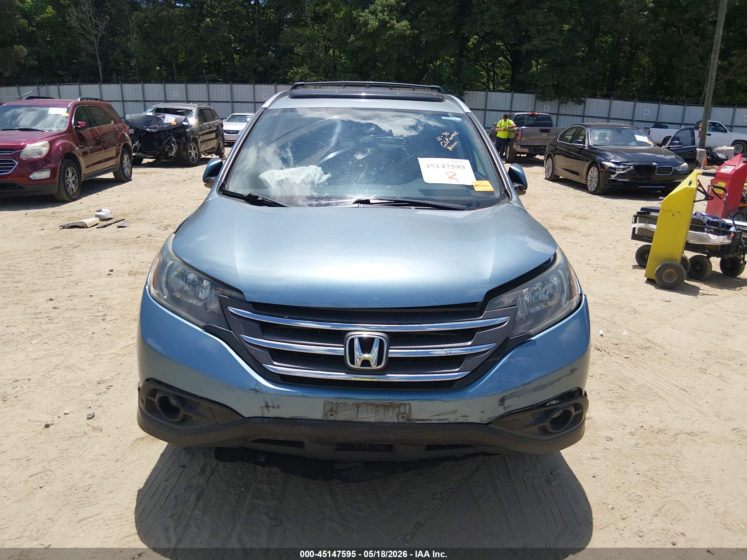 2014 Honda Cr-v Ex Teal vin: 2HKRM3H52EH562425