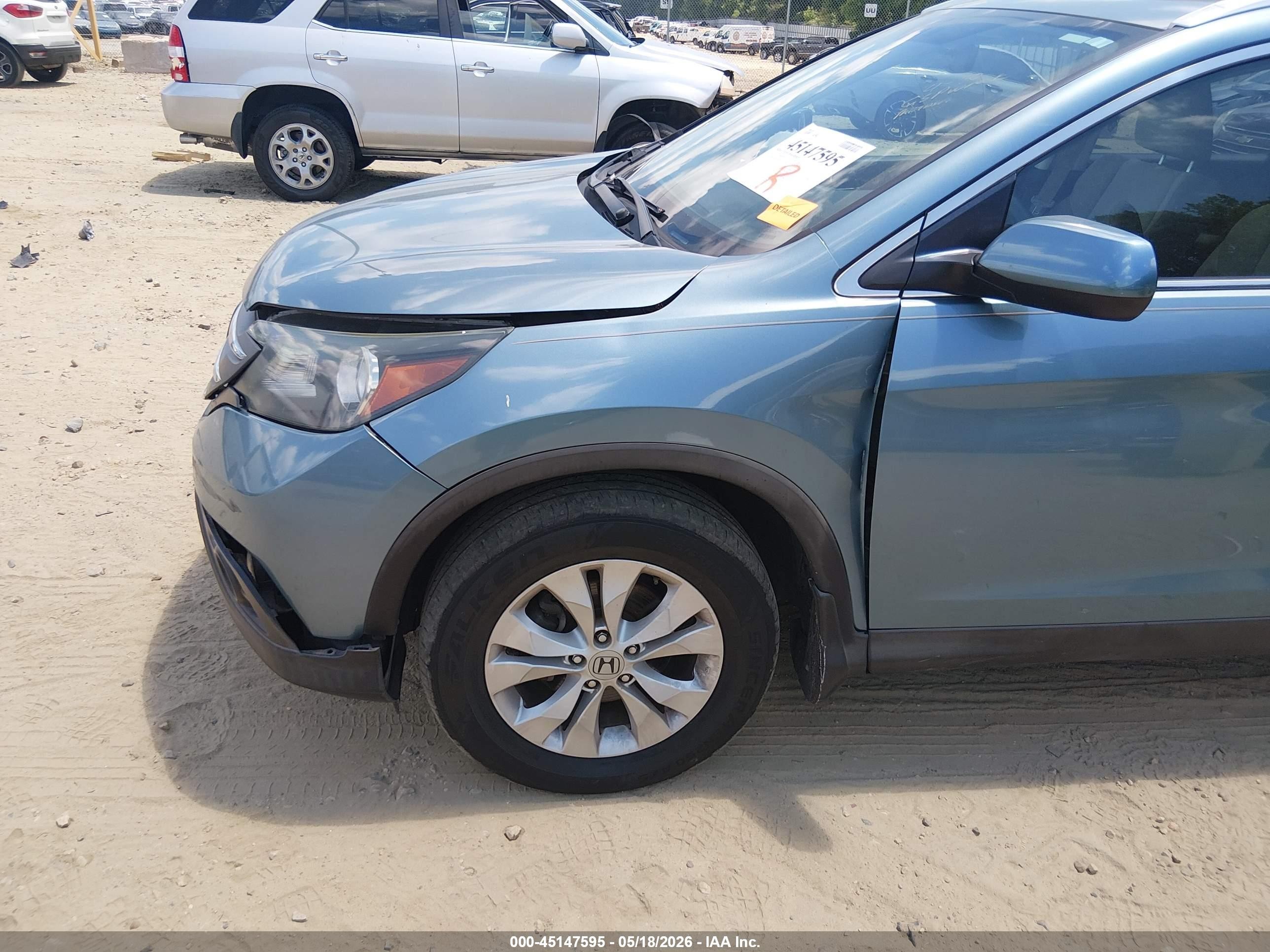 2014 Honda Cr-v Ex Teal vin: 2HKRM3H52EH562425