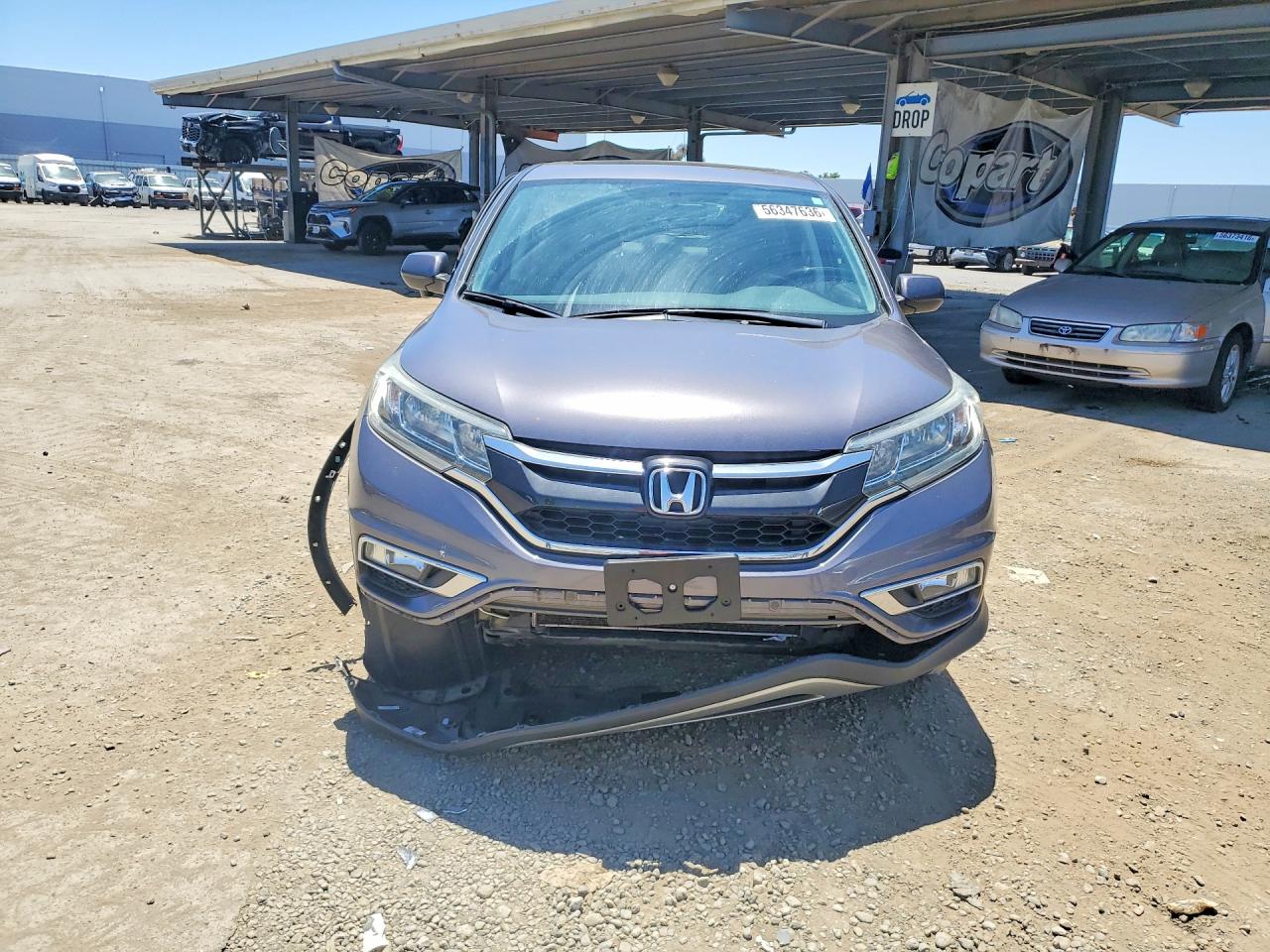 2015 Honda Cr-v Ex Gray vin: 2HKRM3H52FH520158