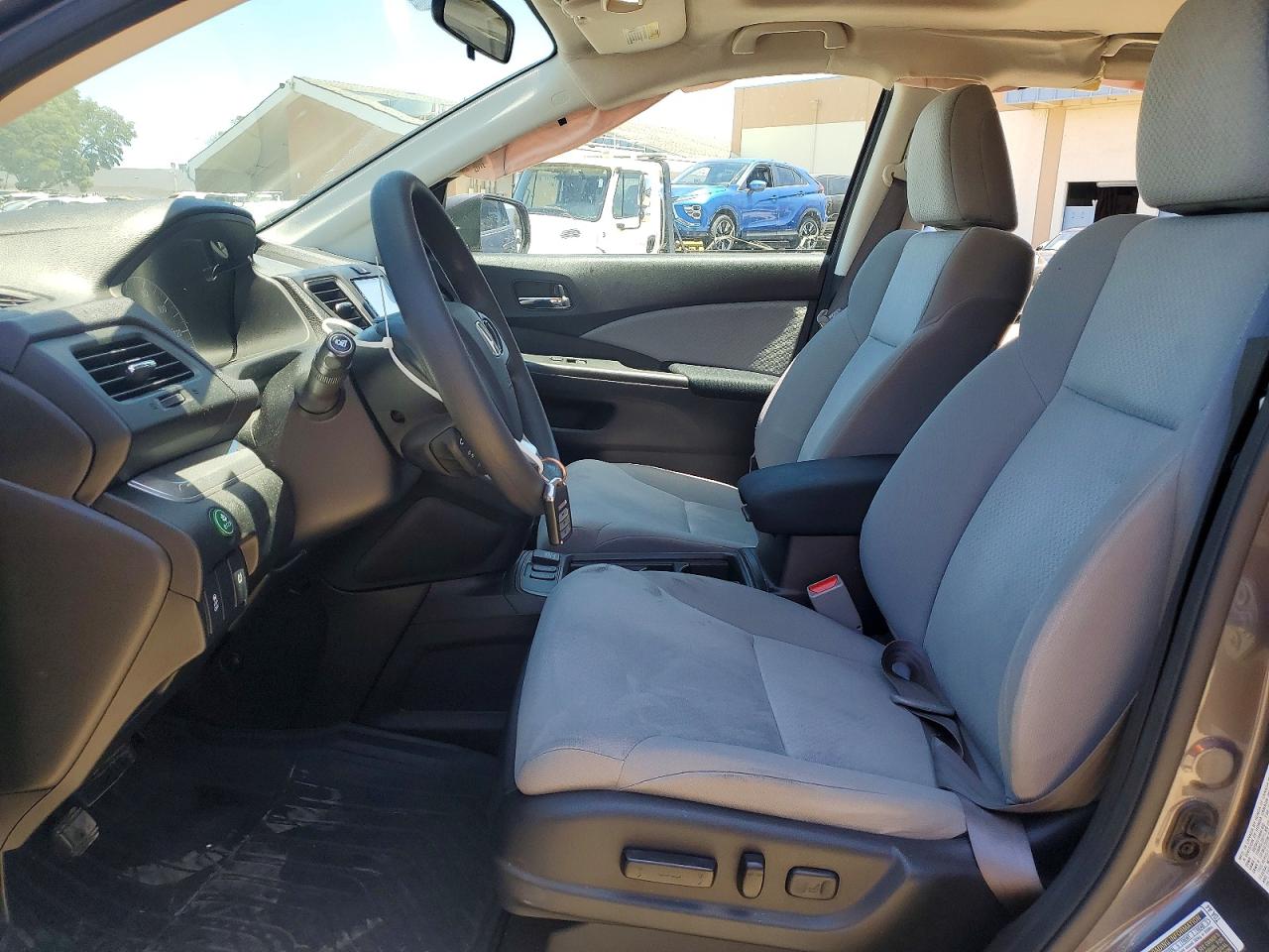 2015 Honda Cr-v Ex Gray vin: 2HKRM3H52FH520158