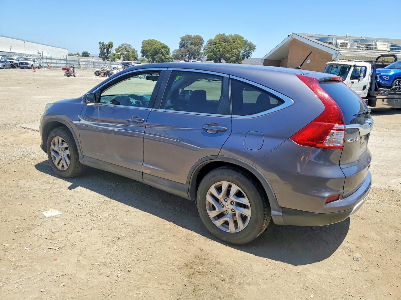 2015 Honda Cr-v Ex Gray vin: 2HKRM3H52FH520158