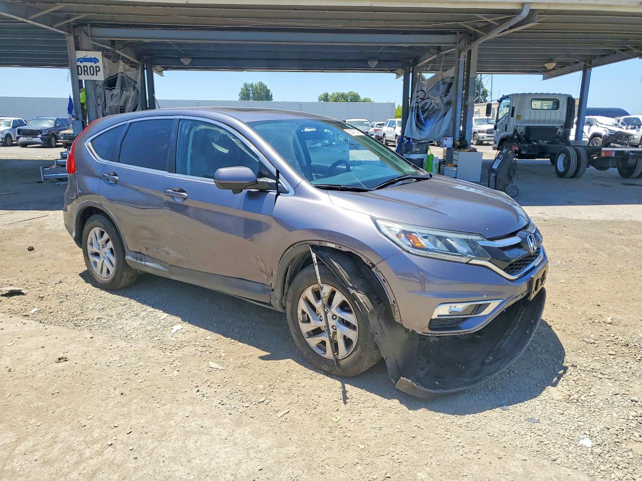 2015 Honda Cr-v Ex Gray vin: 2HKRM3H52FH520158