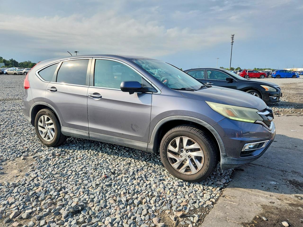 2015 Honda Cr-v Ex Gray vin: 2HKRM3H52FH526008