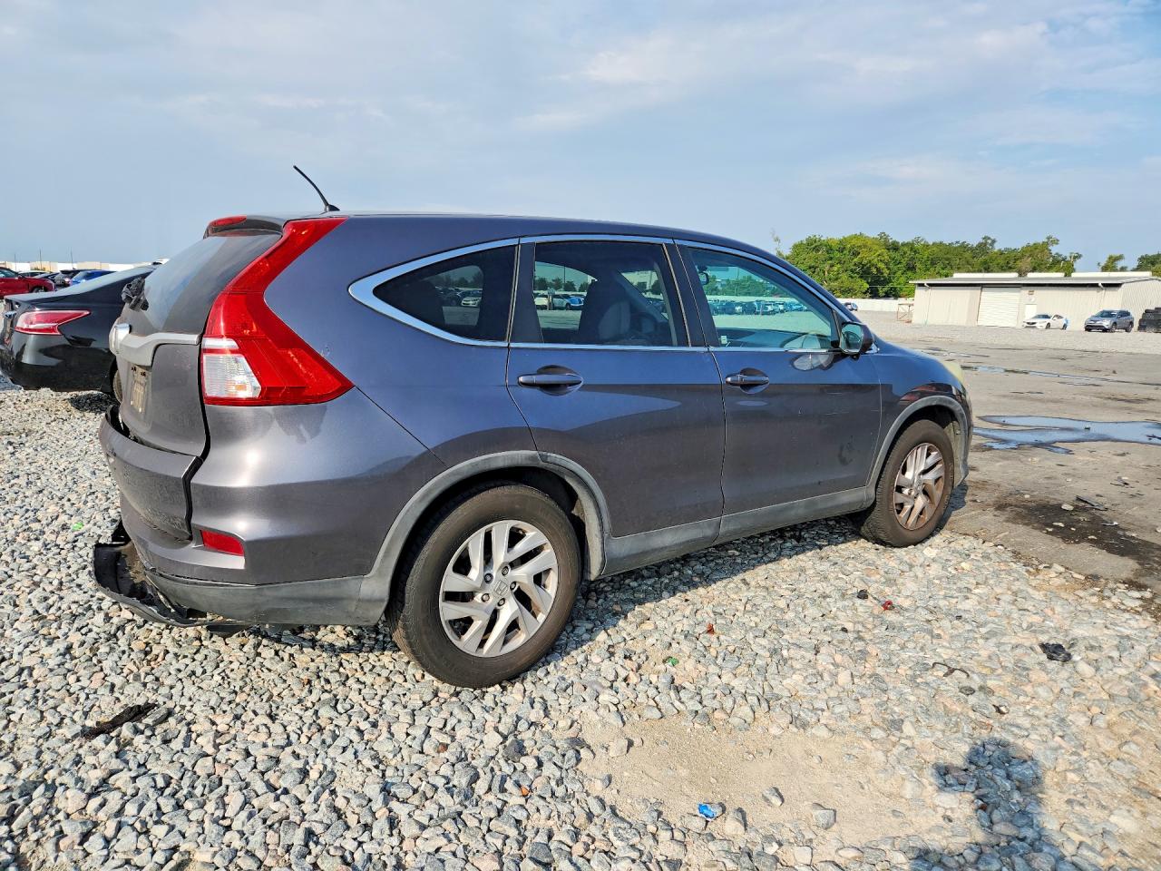 2015 Honda Cr-v Ex Gray vin: 2HKRM3H52FH526008