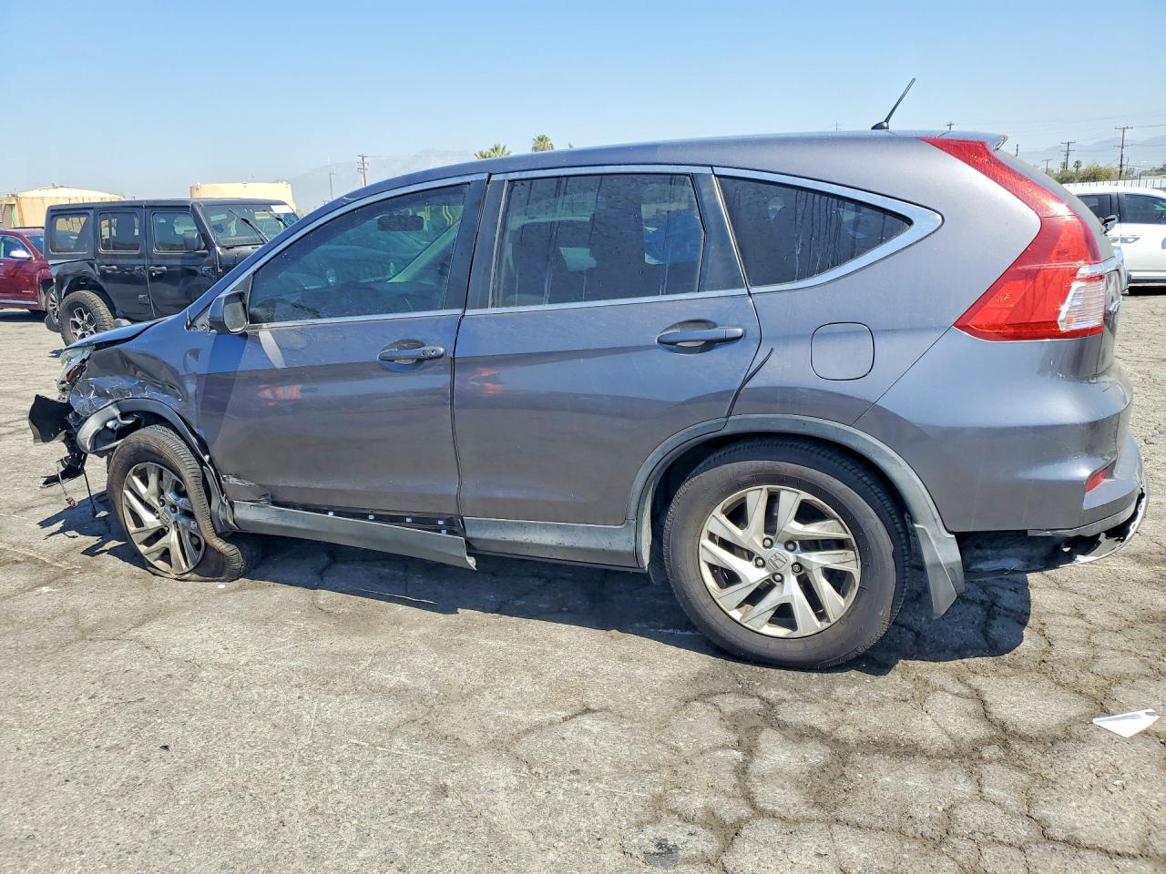 2015 Honda Cr-v Ex Gray vin: 2HKRM3H52FH532133