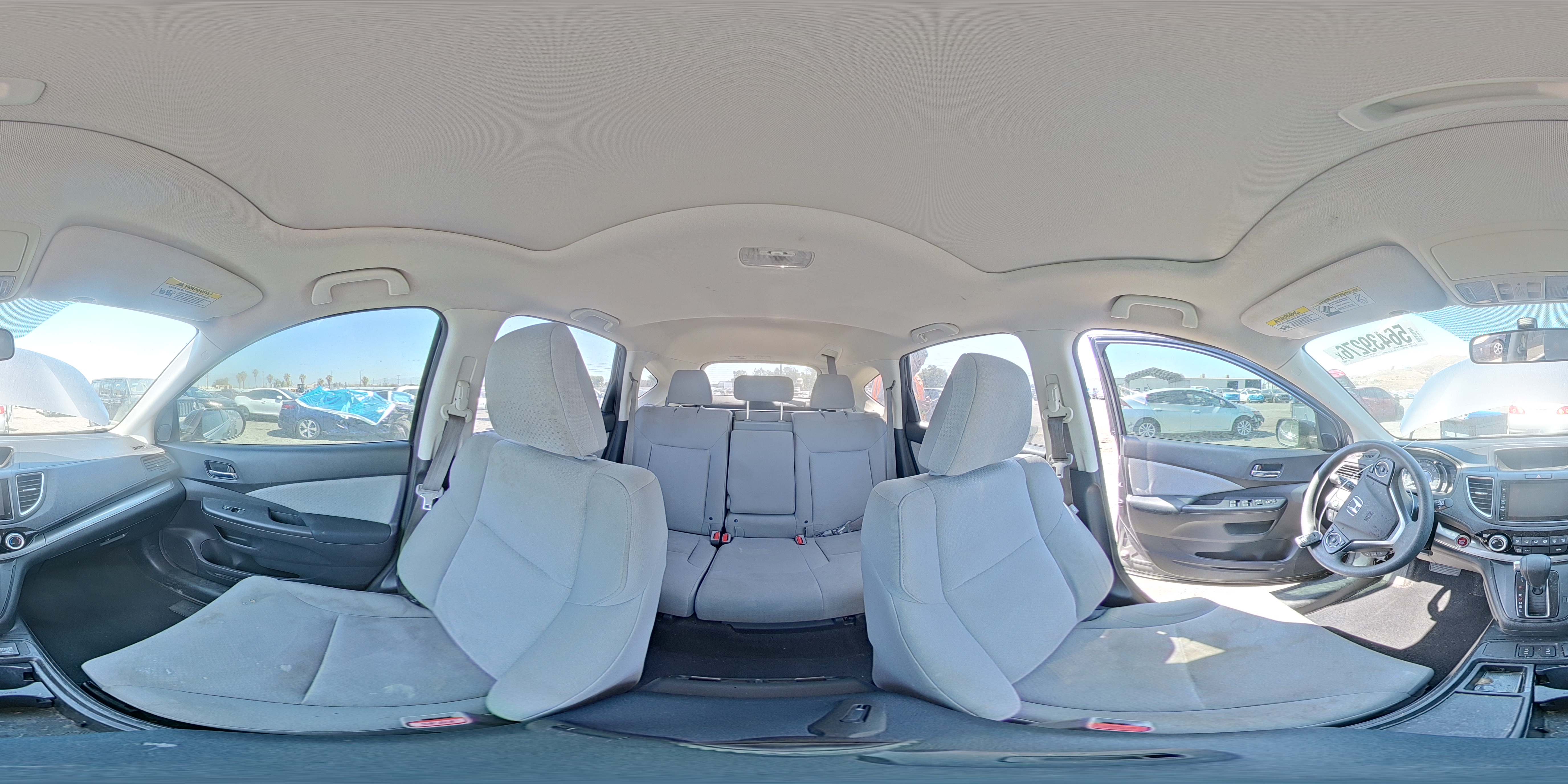 2015 Honda Cr-v Ex Gray vin: 2HKRM3H52FH532133