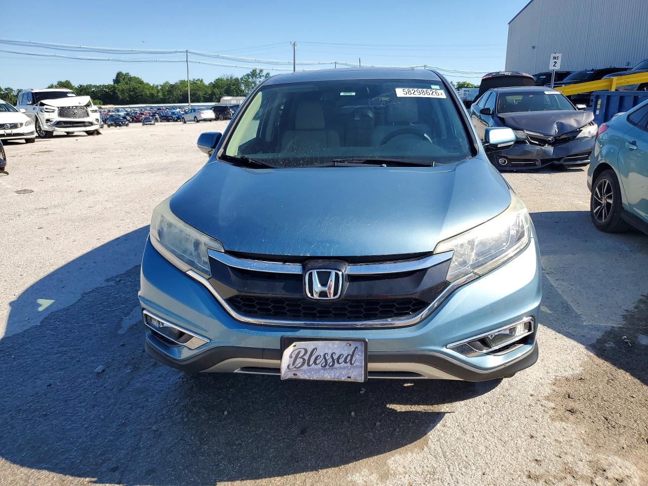 2015 Honda Cr-v Ex Teal vin: 2HKRM3H52FH547766