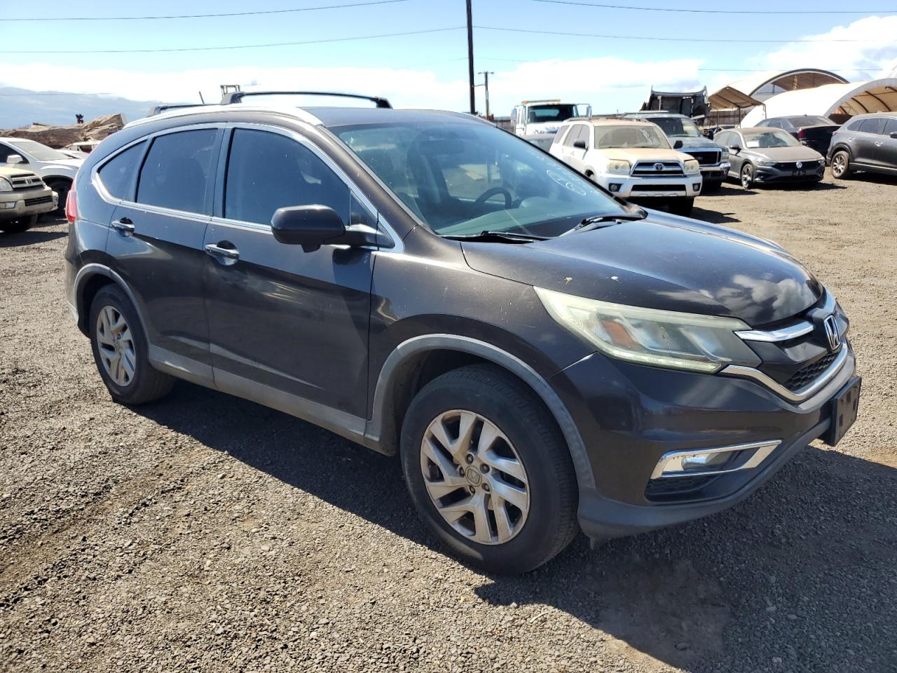 2015 Honda Cr-v Ex Black vin: 2HKRM3H52FH545643