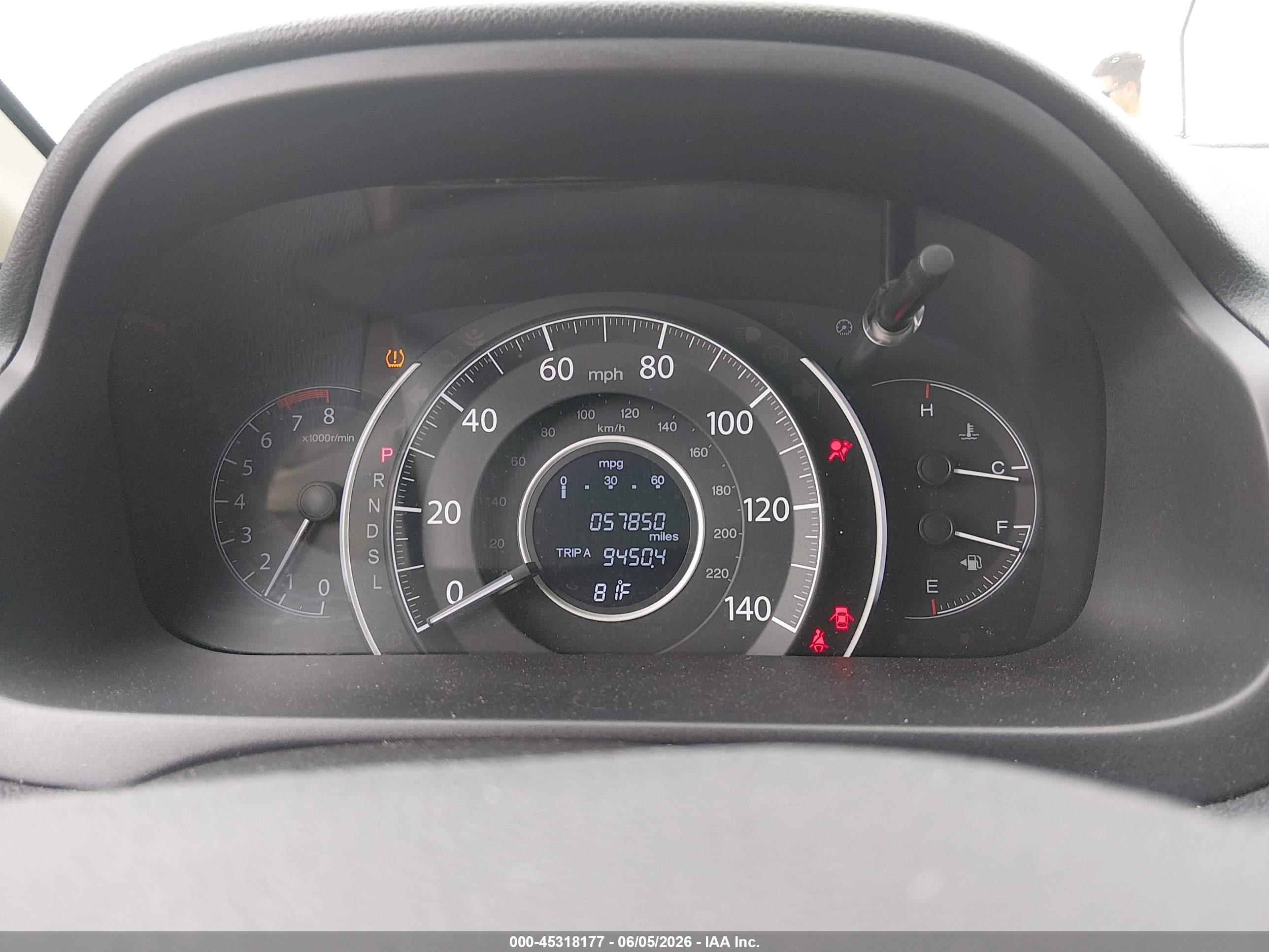 2015 Honda Cr-v Ex Blue vin: 2HKRM3H52FH556433