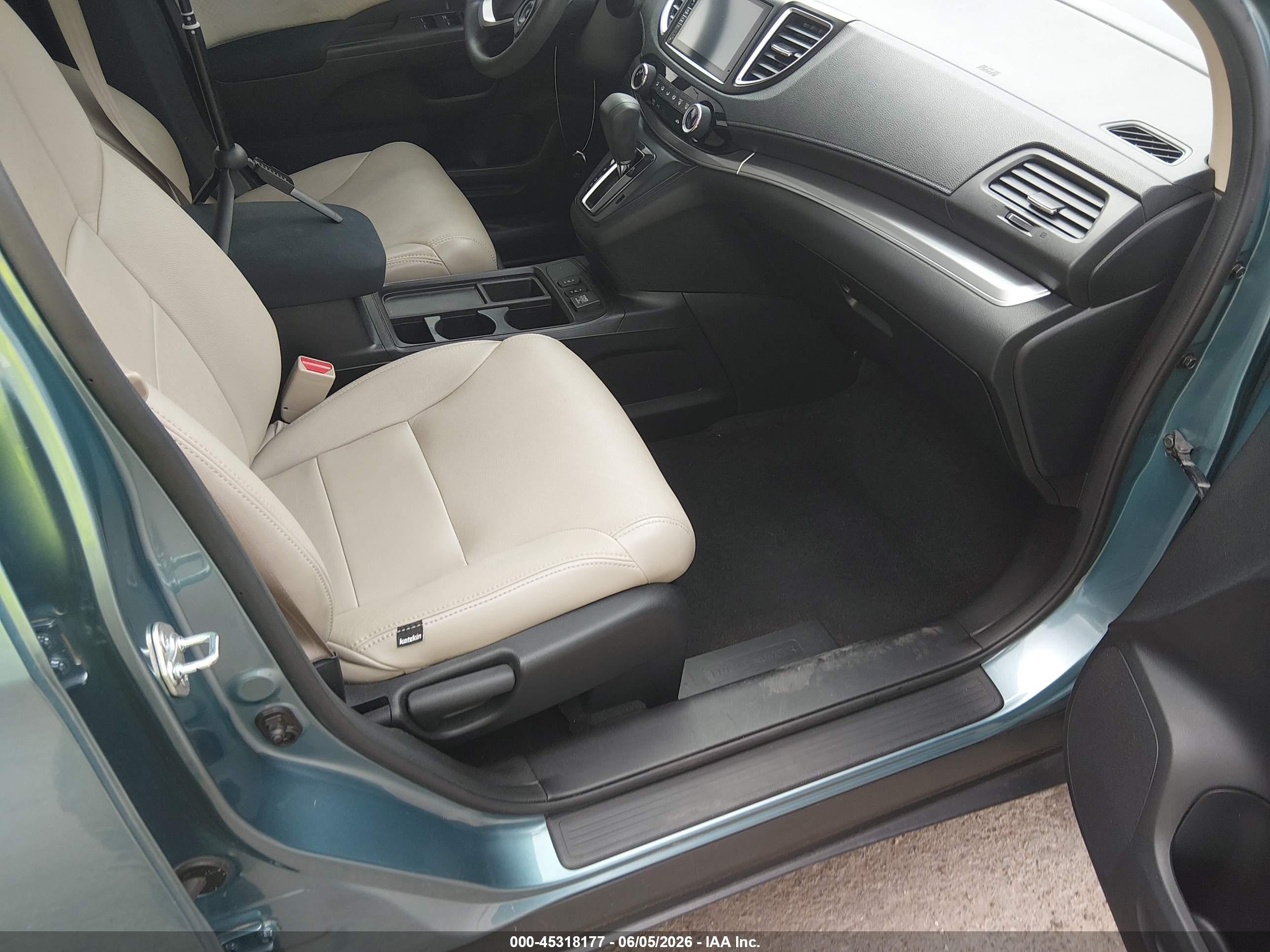 2015 Honda Cr-v Ex Blue vin: 2HKRM3H52FH556433