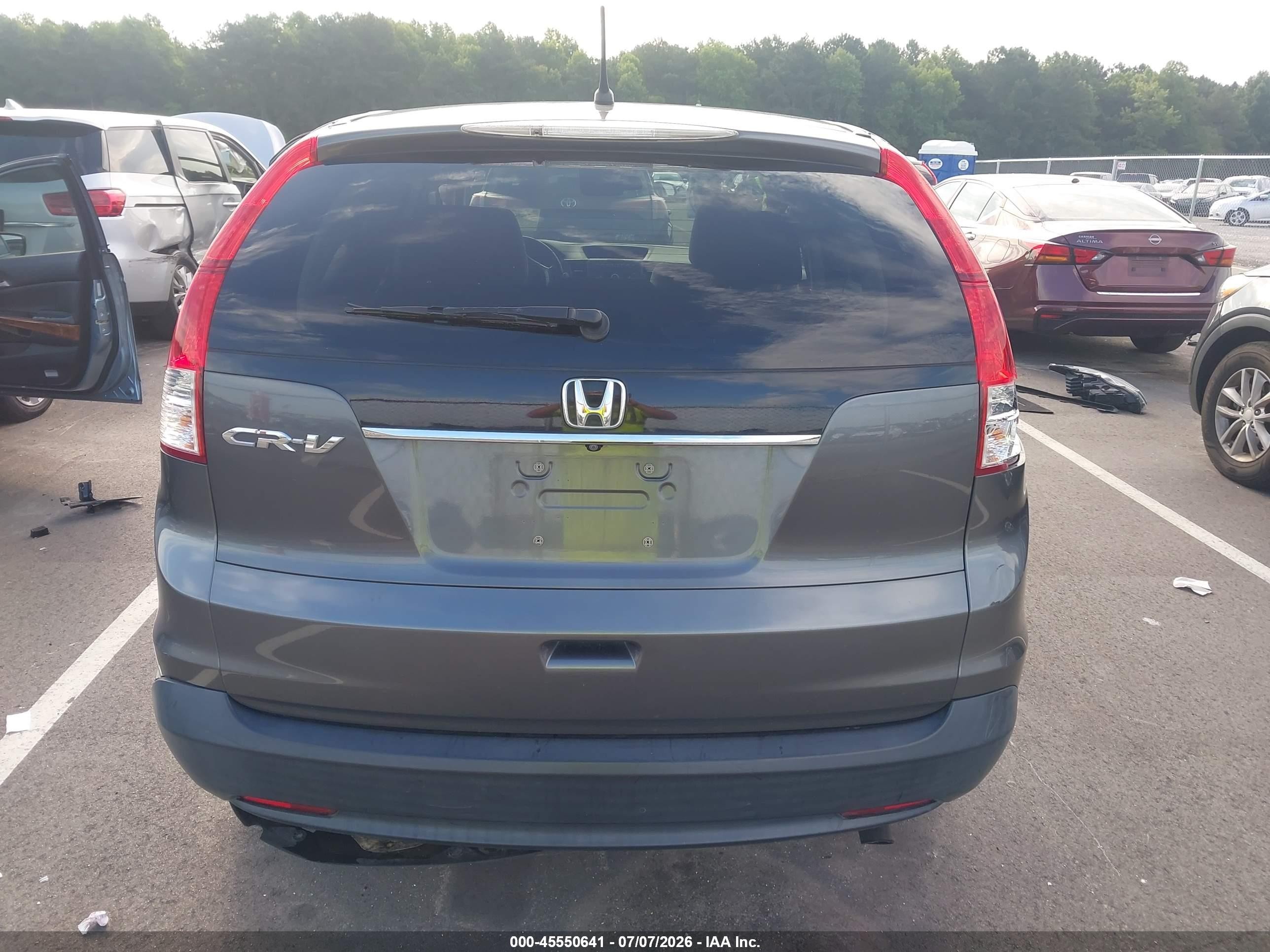 2013 Honda Cr-v Ex Gray vin: 2HKRM3H53DH509246