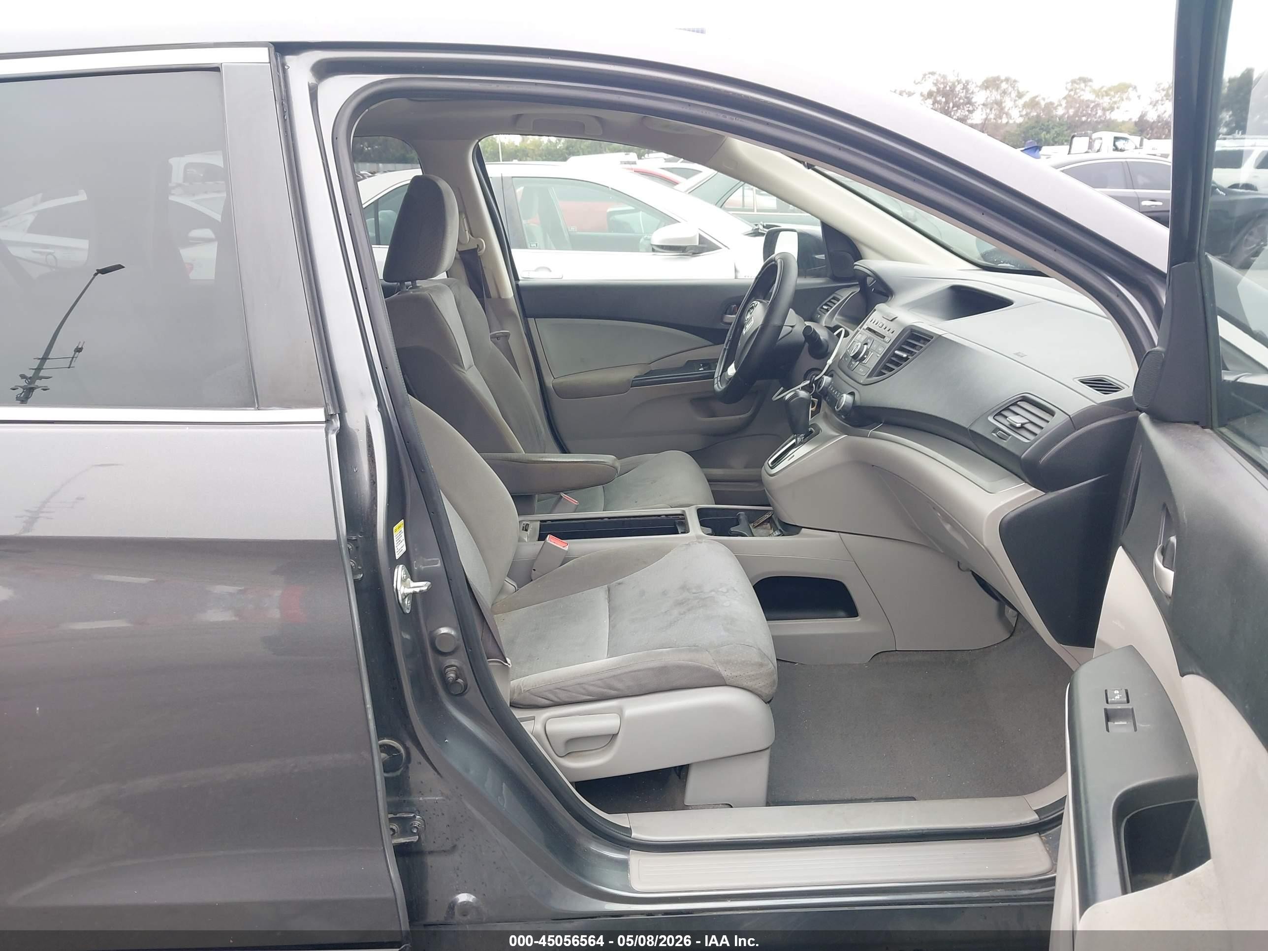 2013 Honda Cr-v Ex Gray vin: 2HKRM3H53DH510929