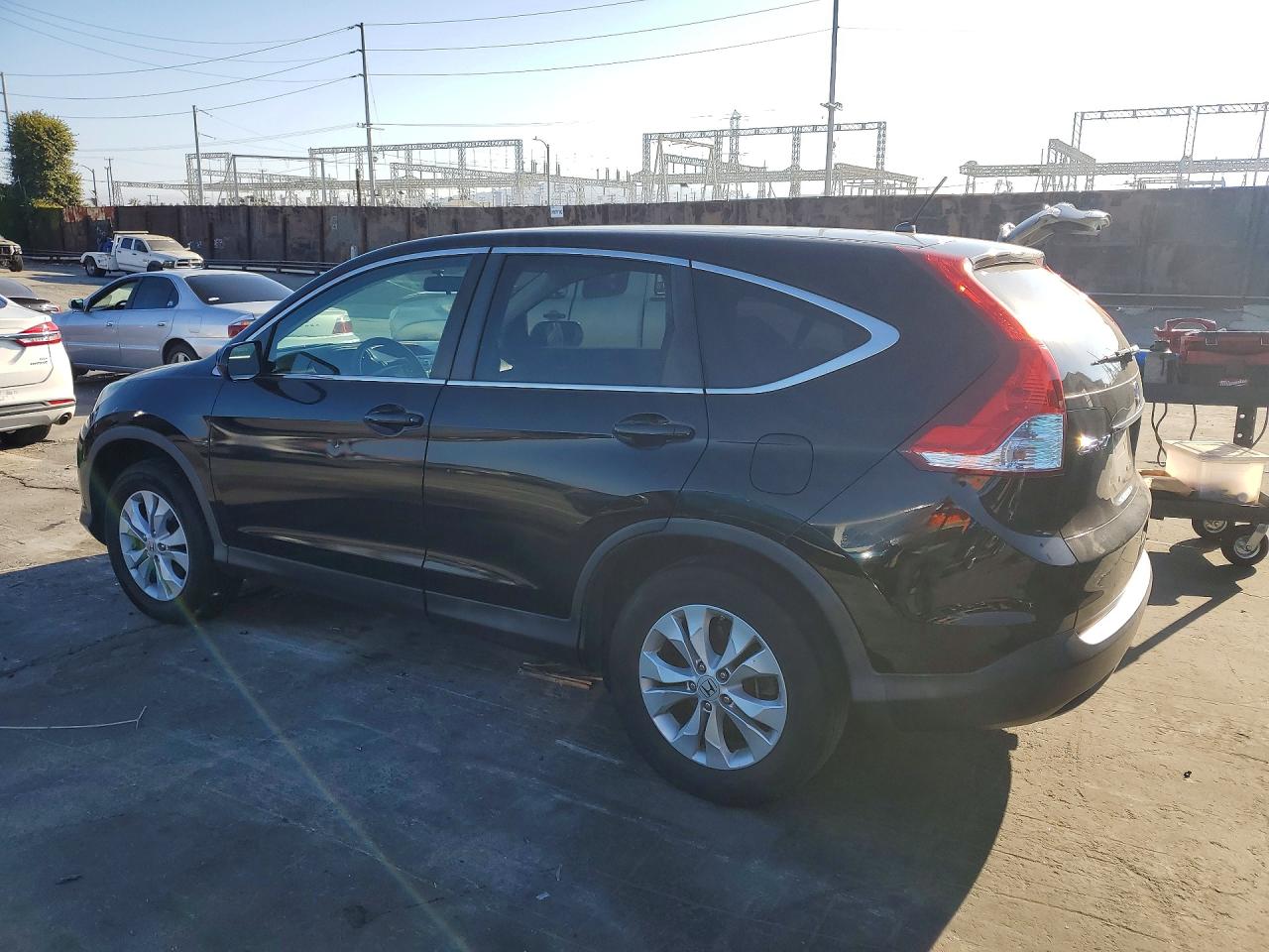 2013 Honda Cr-v Ex Black vin: 2HKRM3H53DH512390