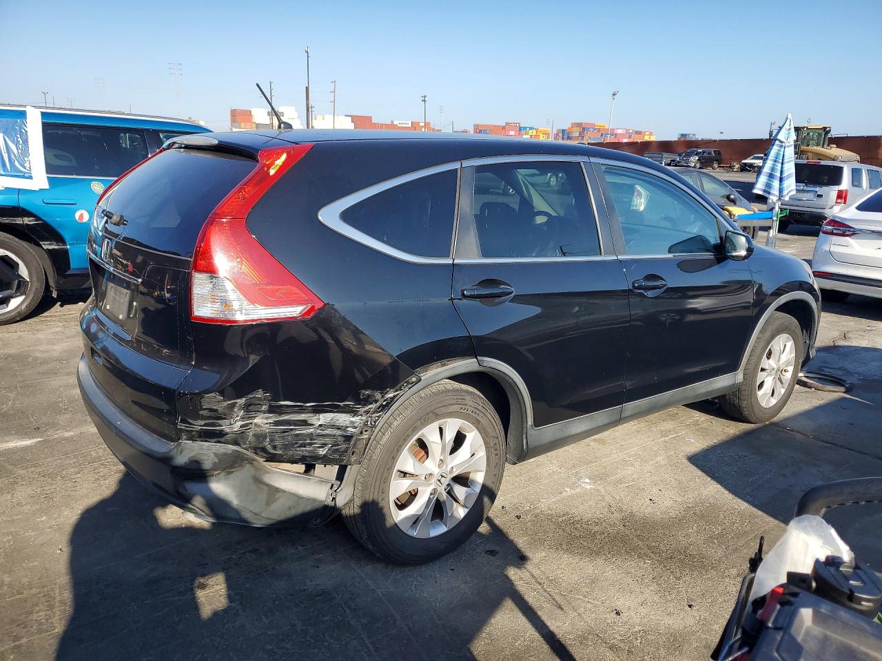 2013 Honda Cr-v Ex Black vin: 2HKRM3H53DH512390