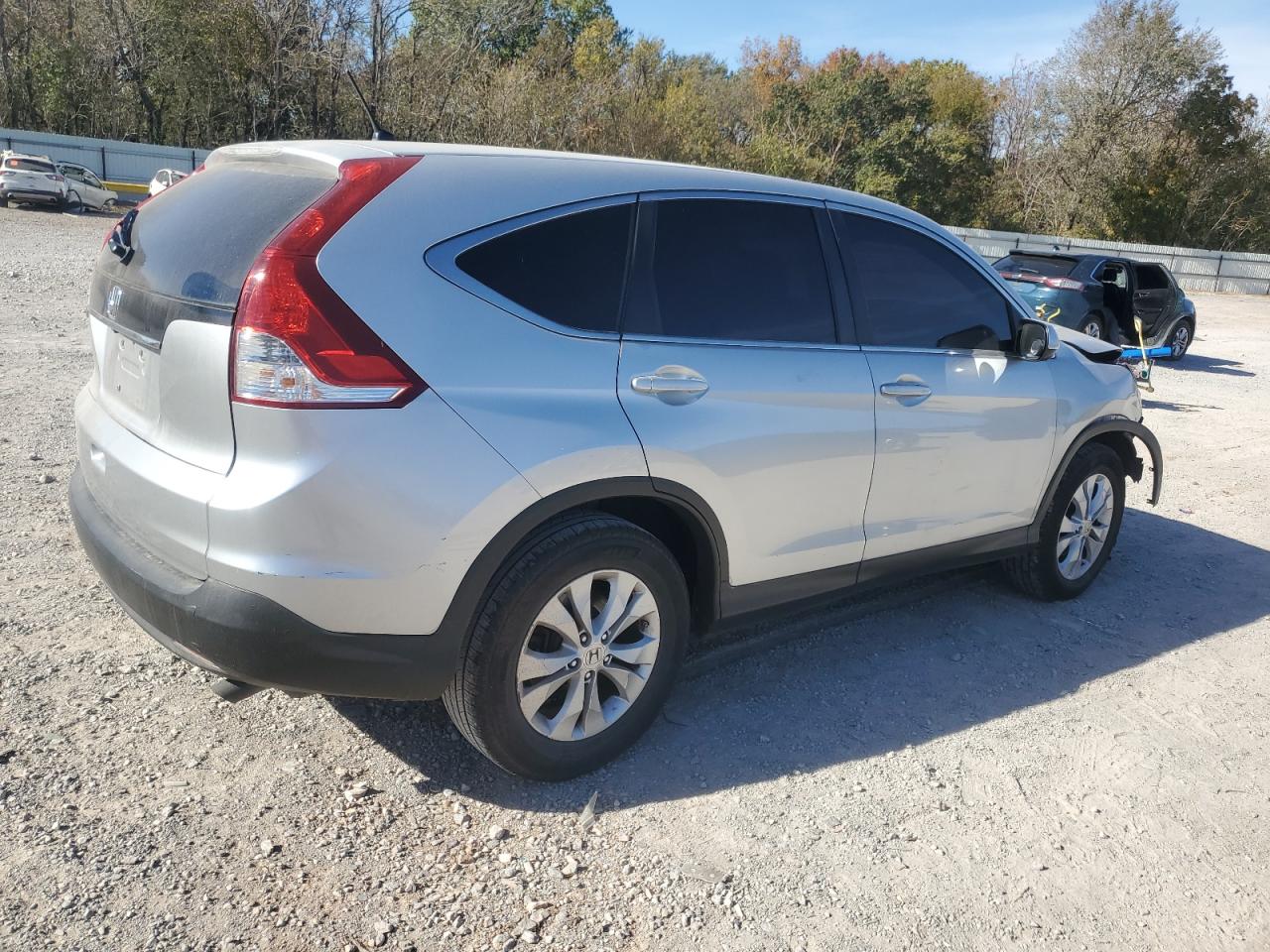 2013 Honda Cr-v Ex Silver vin: 2HKRM3H53DH514981