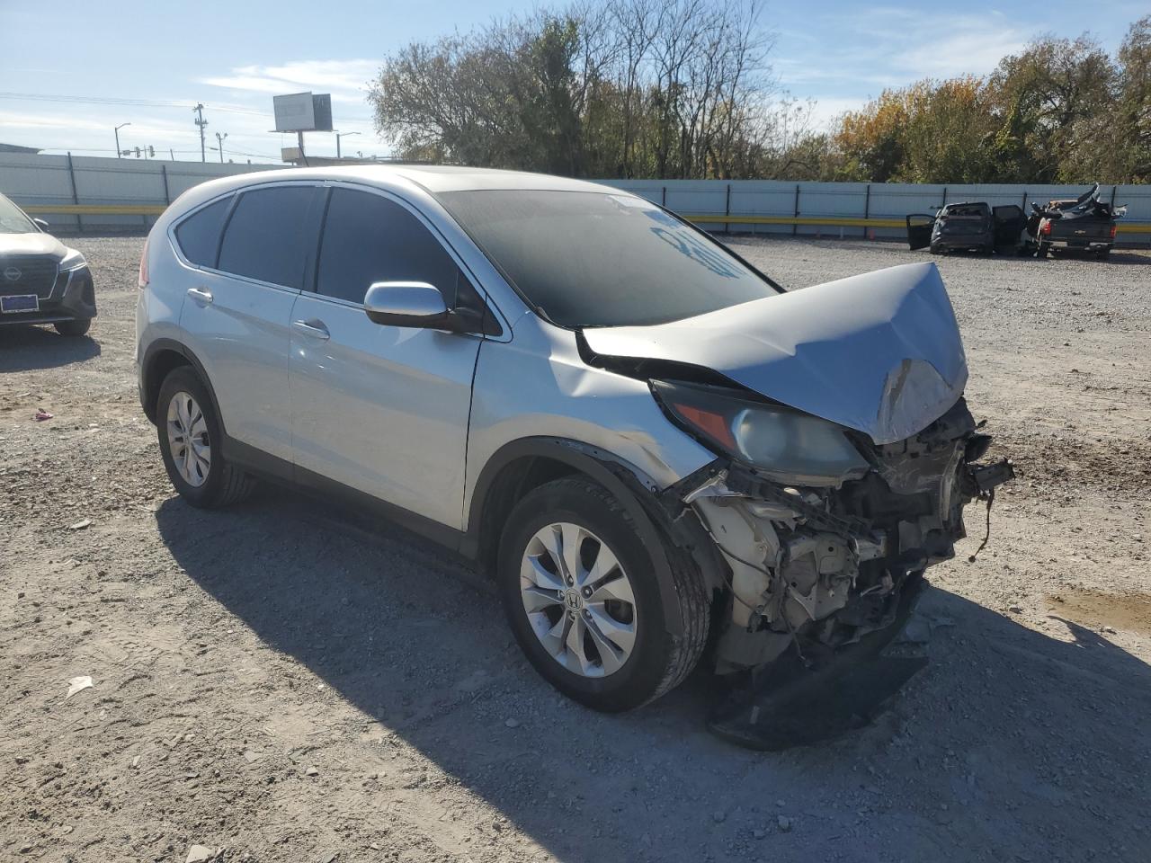 2013 Honda Cr-v Ex Silver vin: 2HKRM3H53DH514981