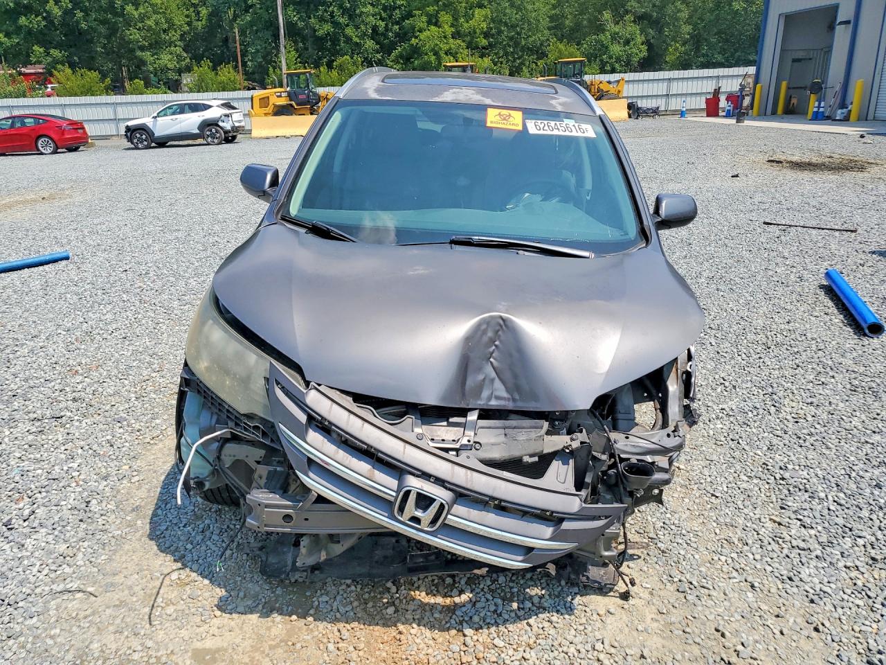 2014 Honda Cr-v Ex Gray vin: 2HKRM3H53EH500841