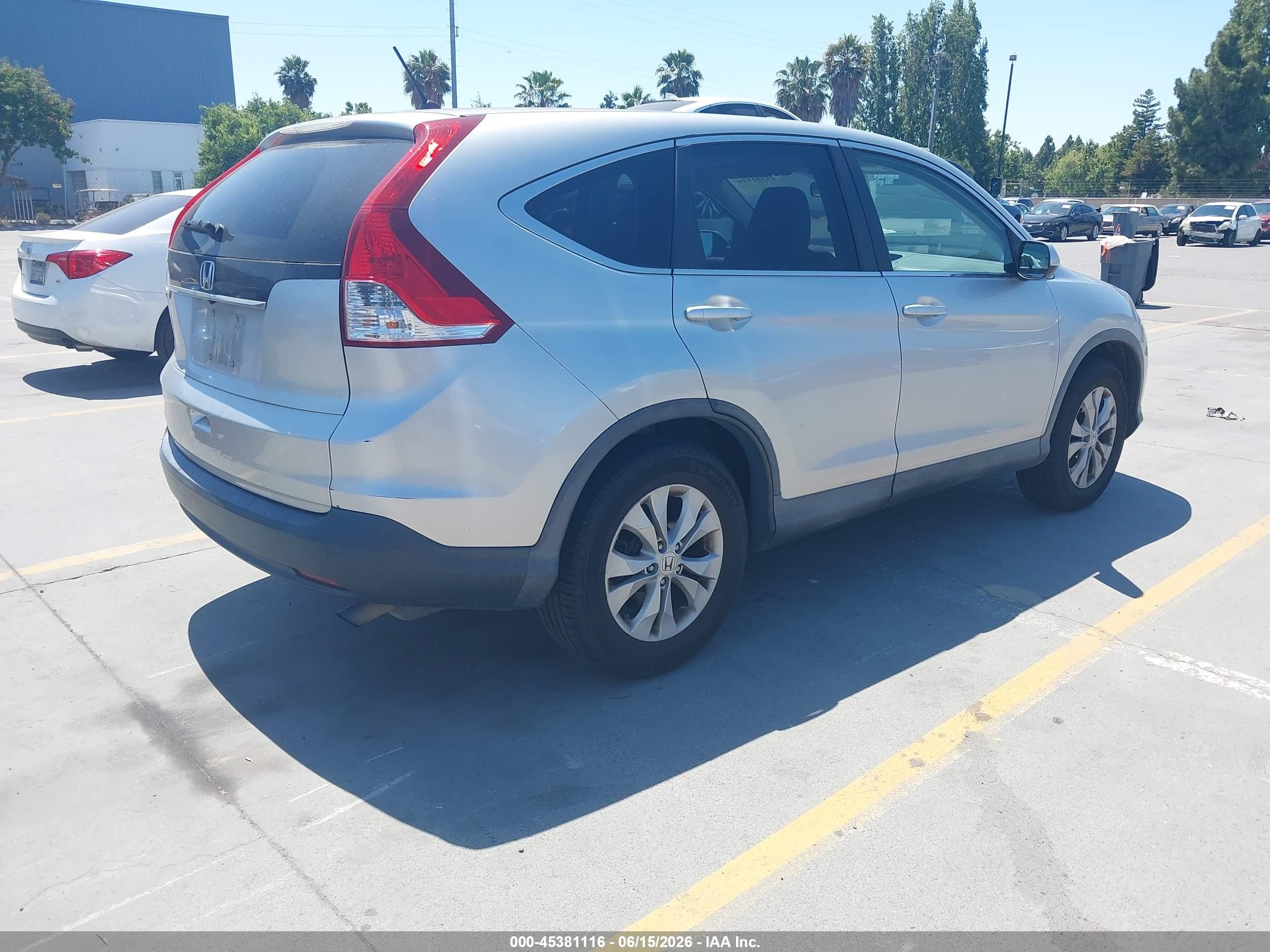 2014 Honda Cr-v Ex Silver vin: 2HKRM3H53EH501133