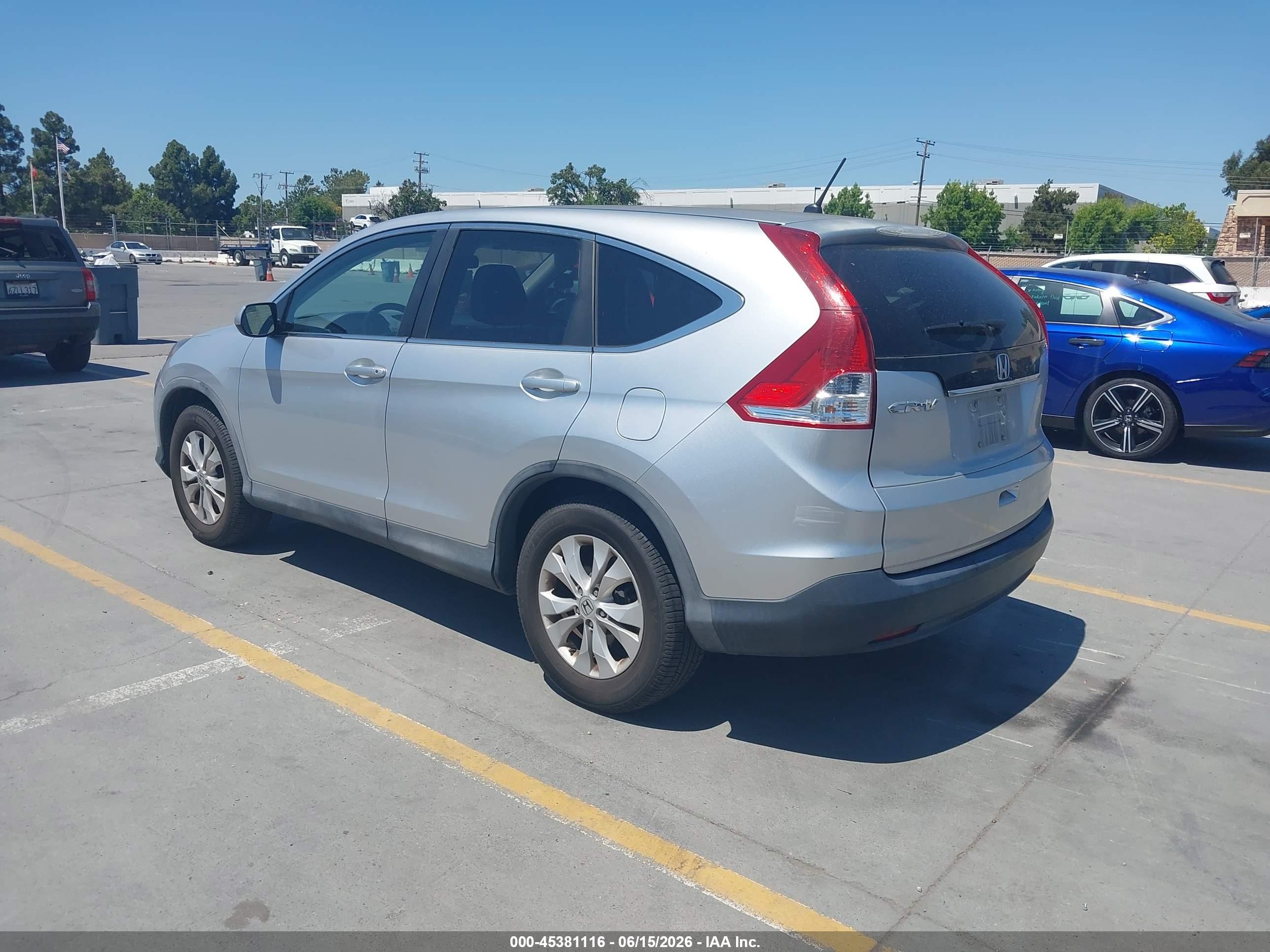 2014 Honda Cr-v Ex Silver vin: 2HKRM3H53EH501133